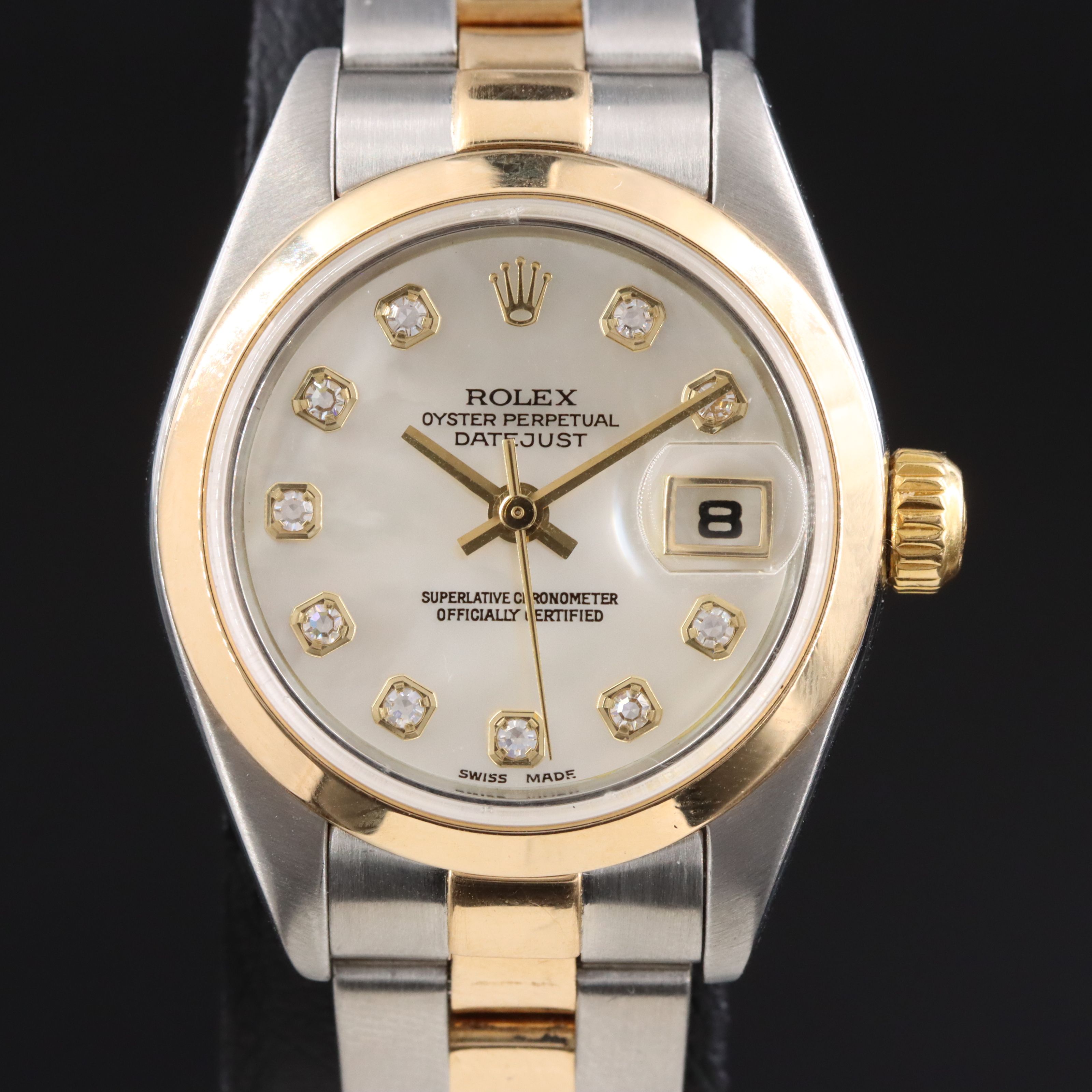 Rolex Datejust 79163 Custom Diamond Vintage Watch c.2000