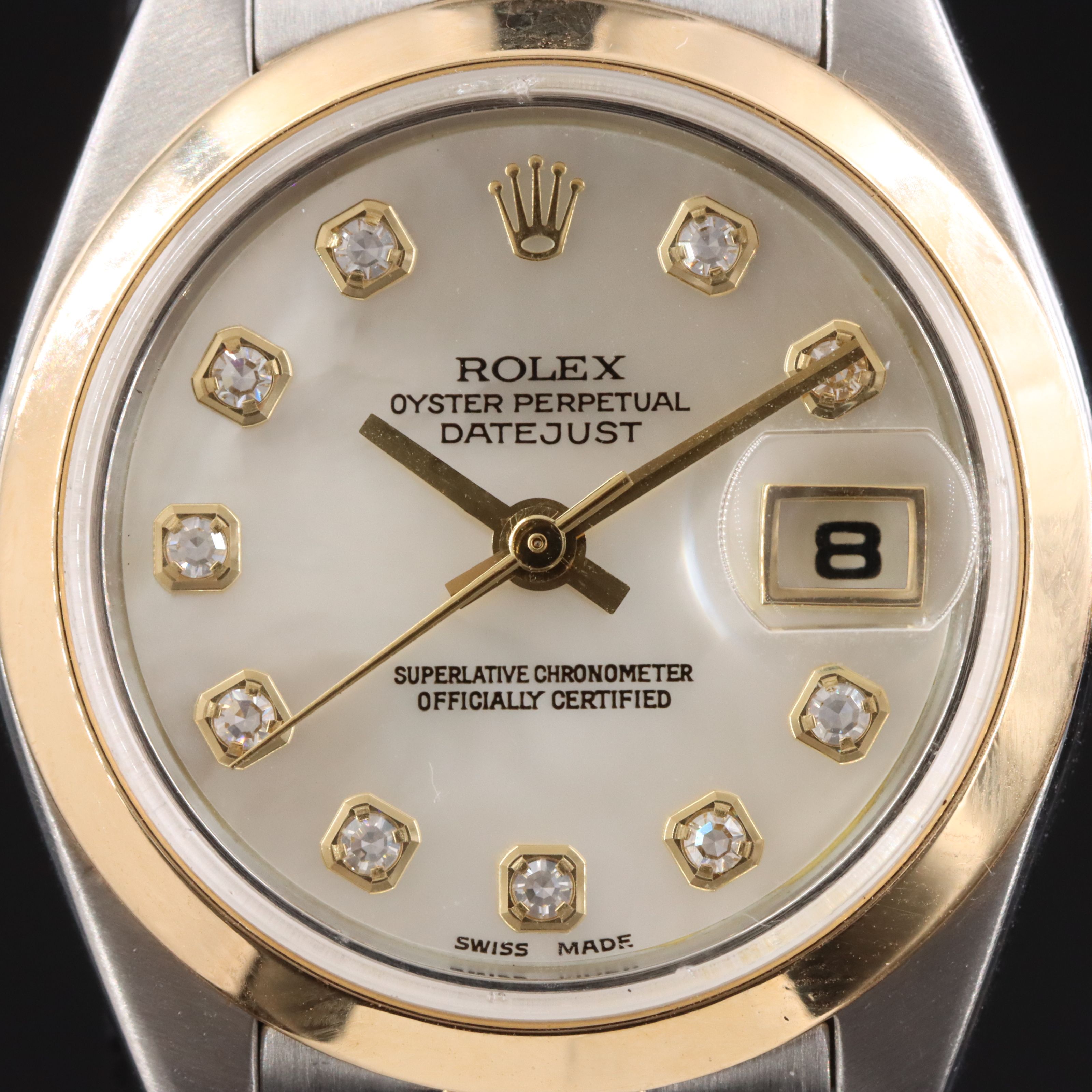 Rolex Datejust 79163 Custom Diamond Vintage Watch c.2000