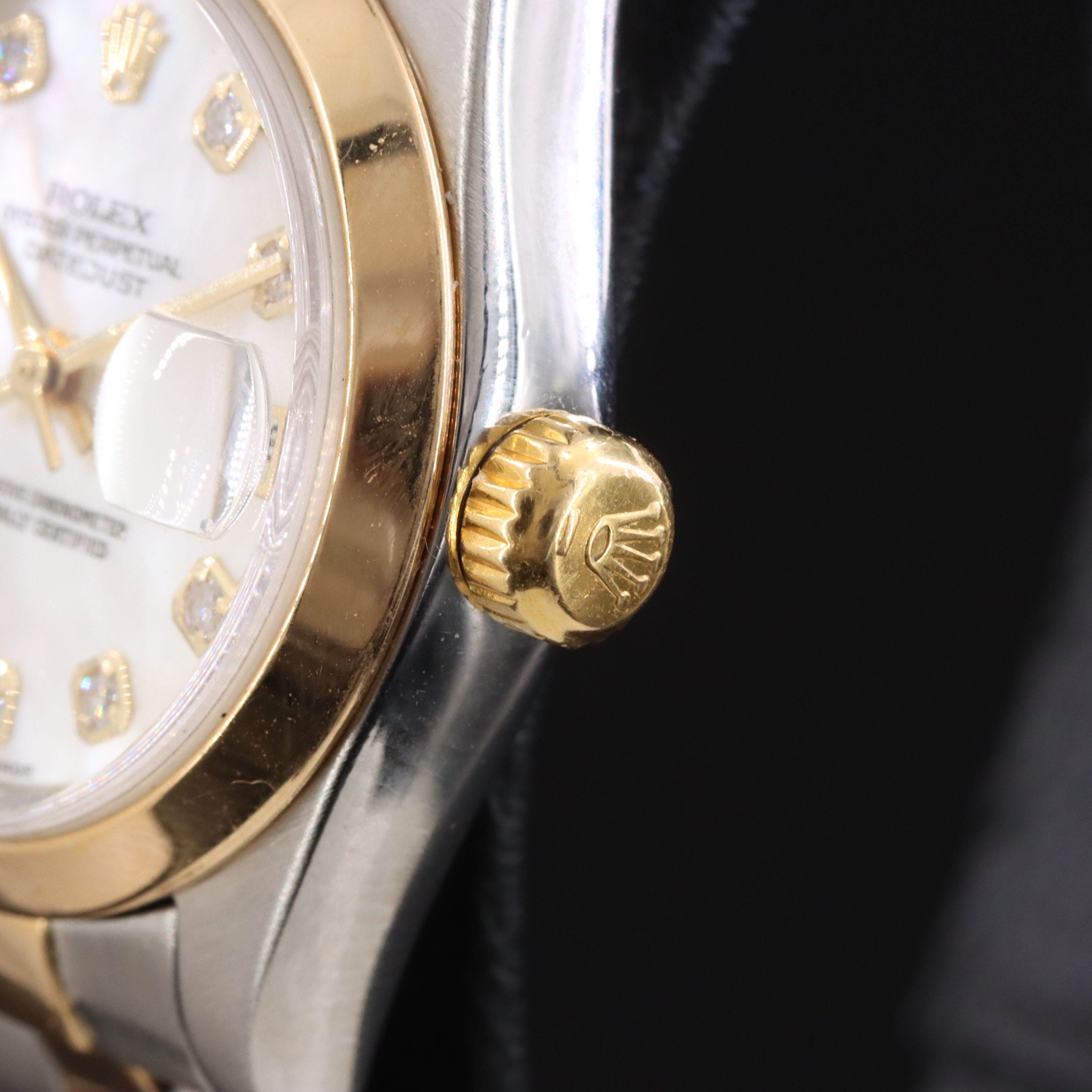 Rolex Datejust 79163 Custom Diamond Vintage Watch c.2000