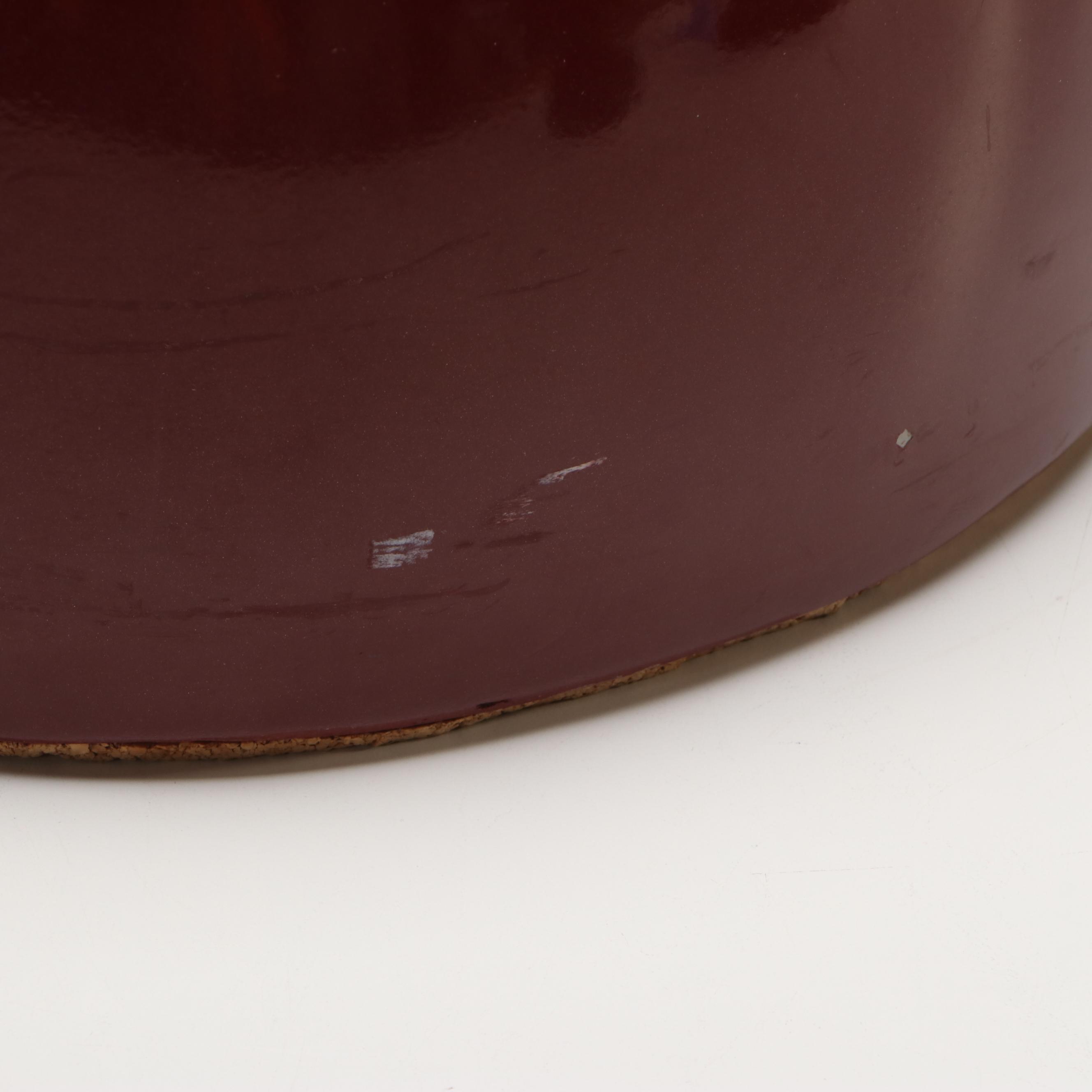 JH Johnson MCM Style Abstract Teardrop Vase, Mid to Late 20th Century