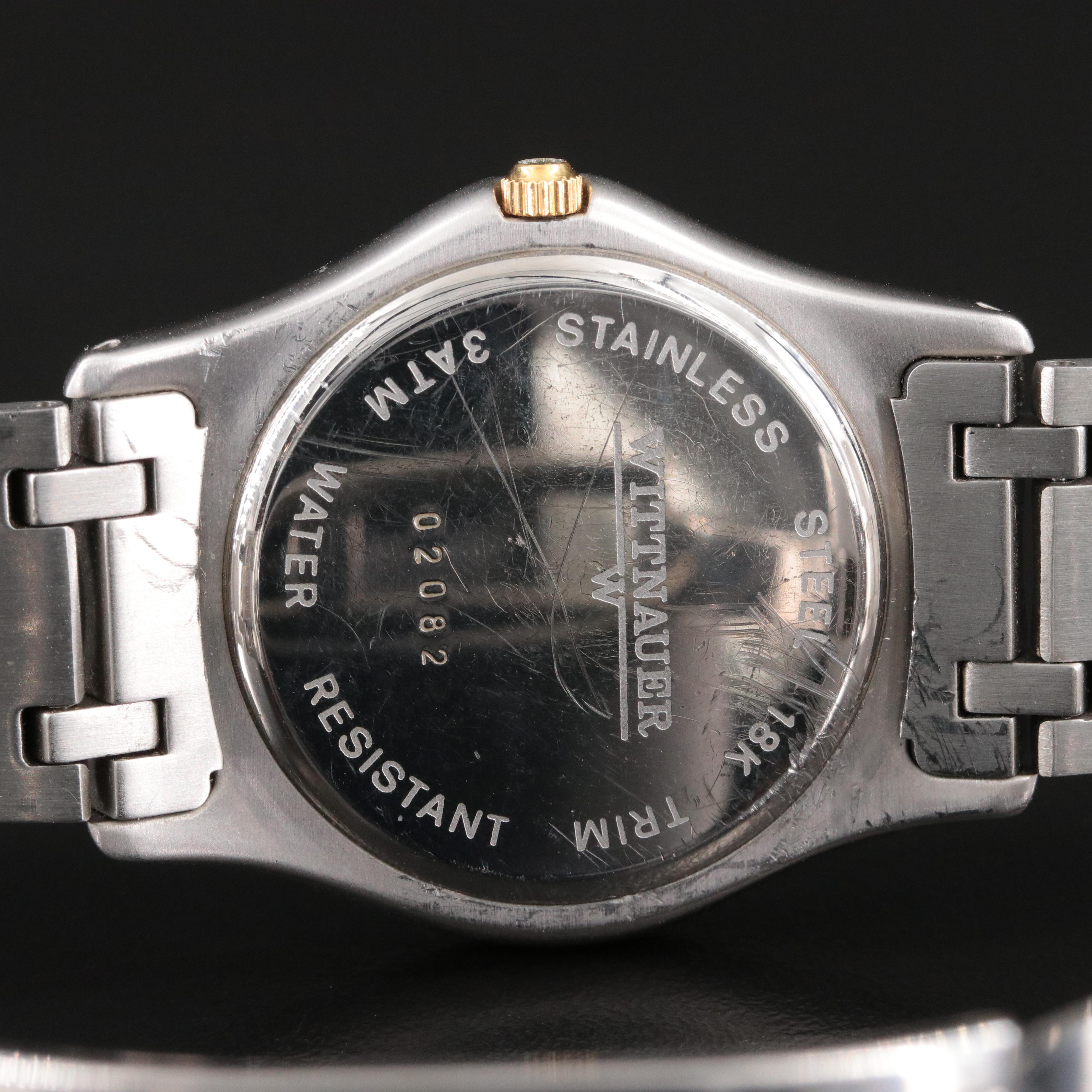 Wittnauer Steel & 18K Trim Watch