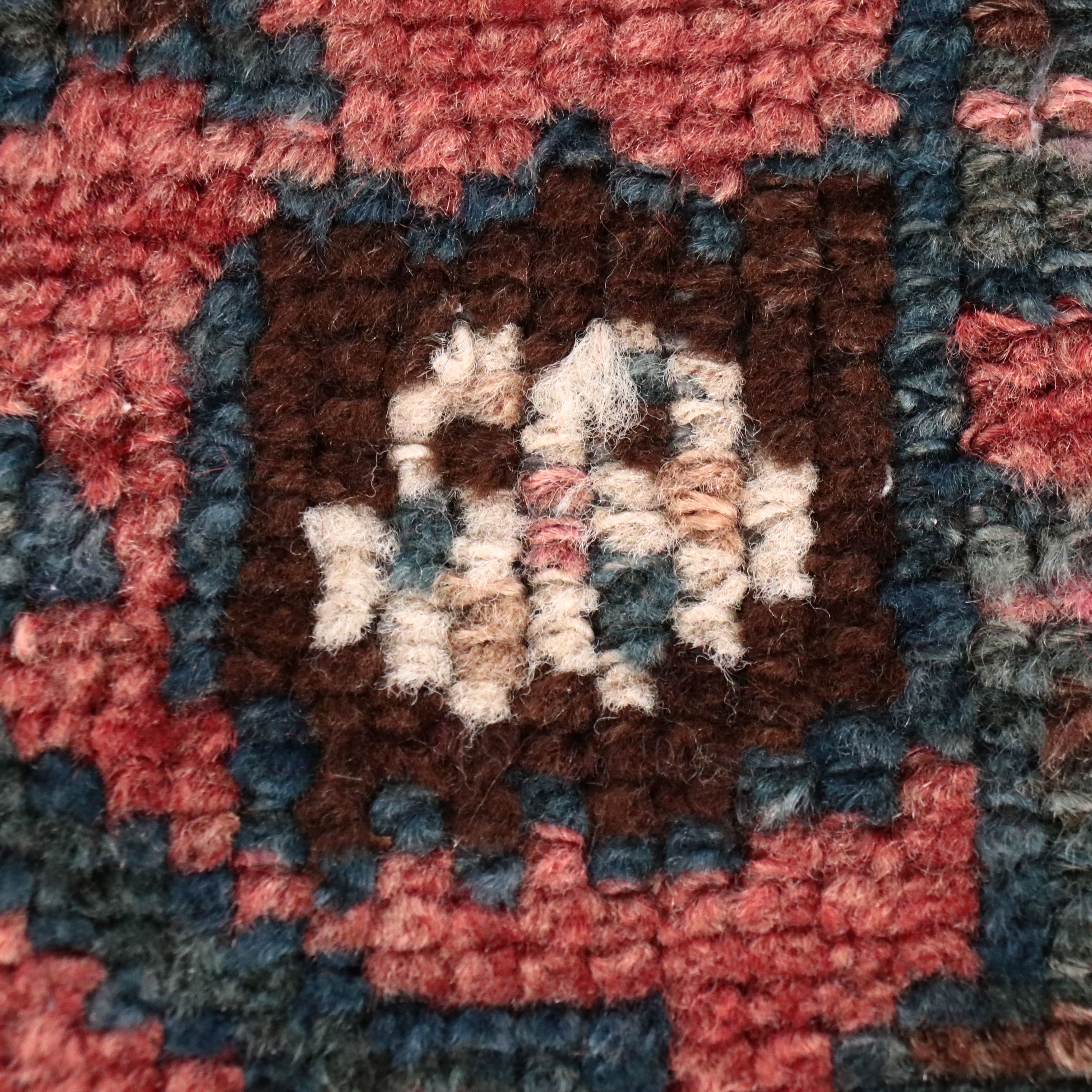 4'2 x 8'1 Hand-Knotted Persian Hamadan Area Rug