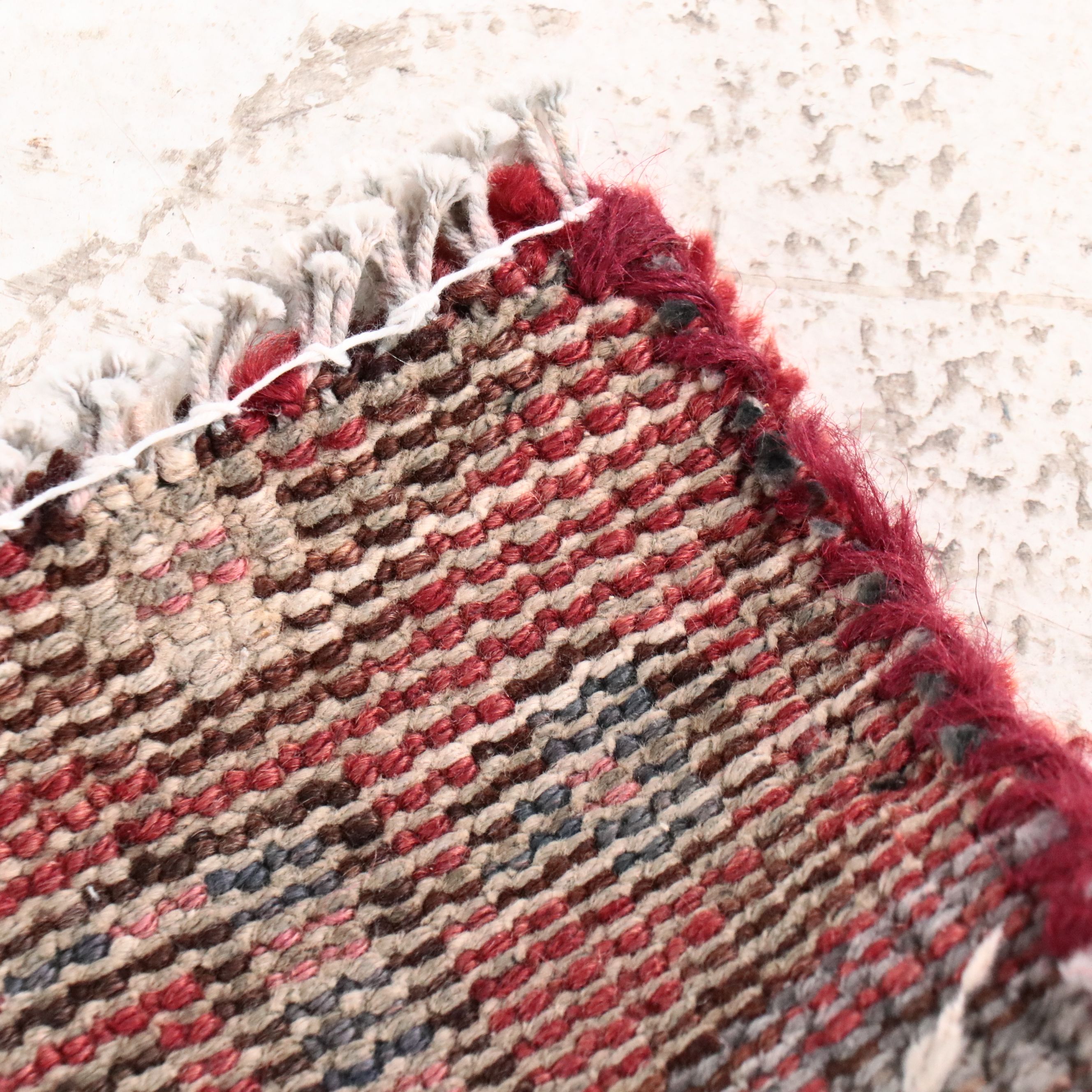 4'2 x 8'1 Hand-Knotted Persian Hamadan Area Rug