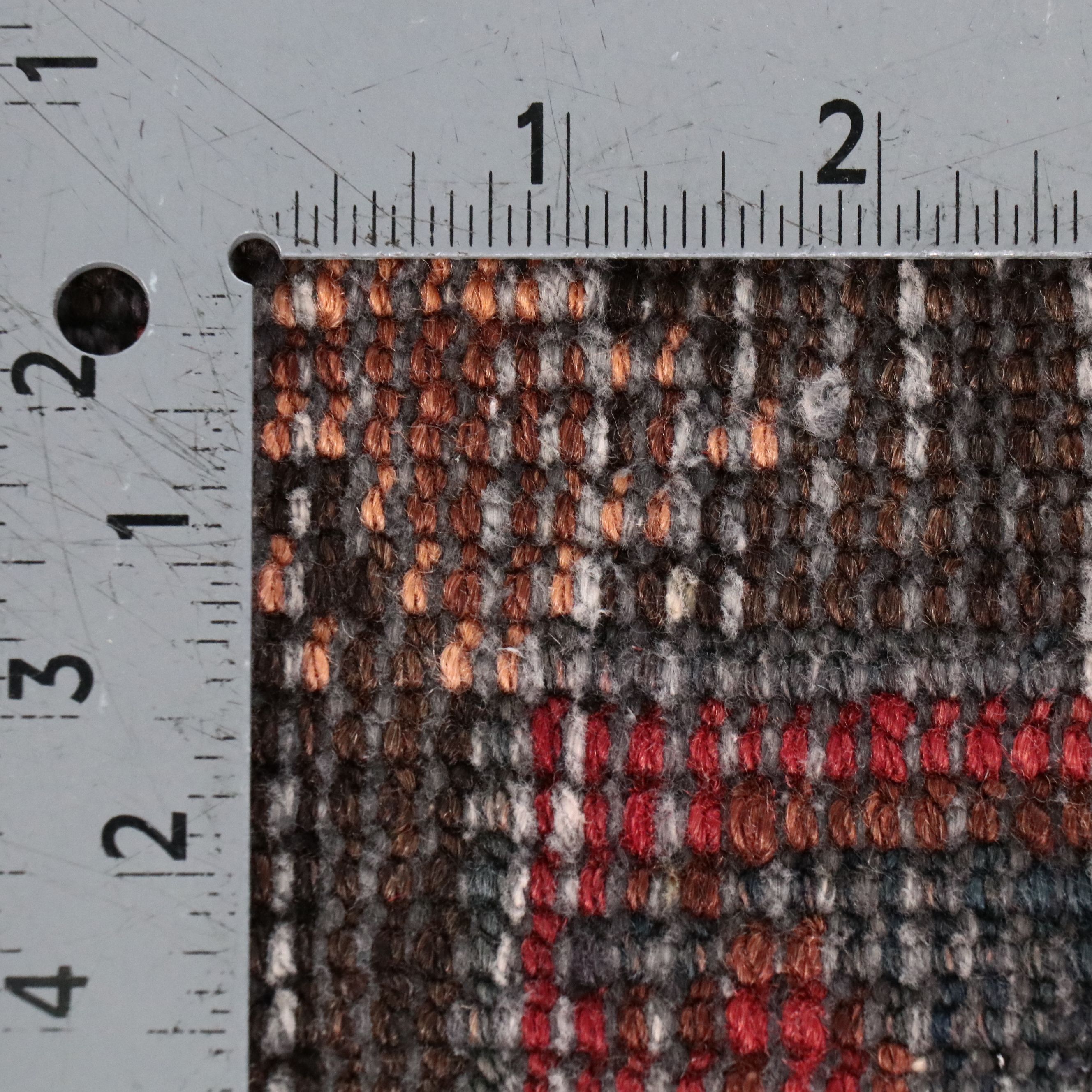 4'2 x 8'1 Hand-Knotted Persian Hamadan Area Rug