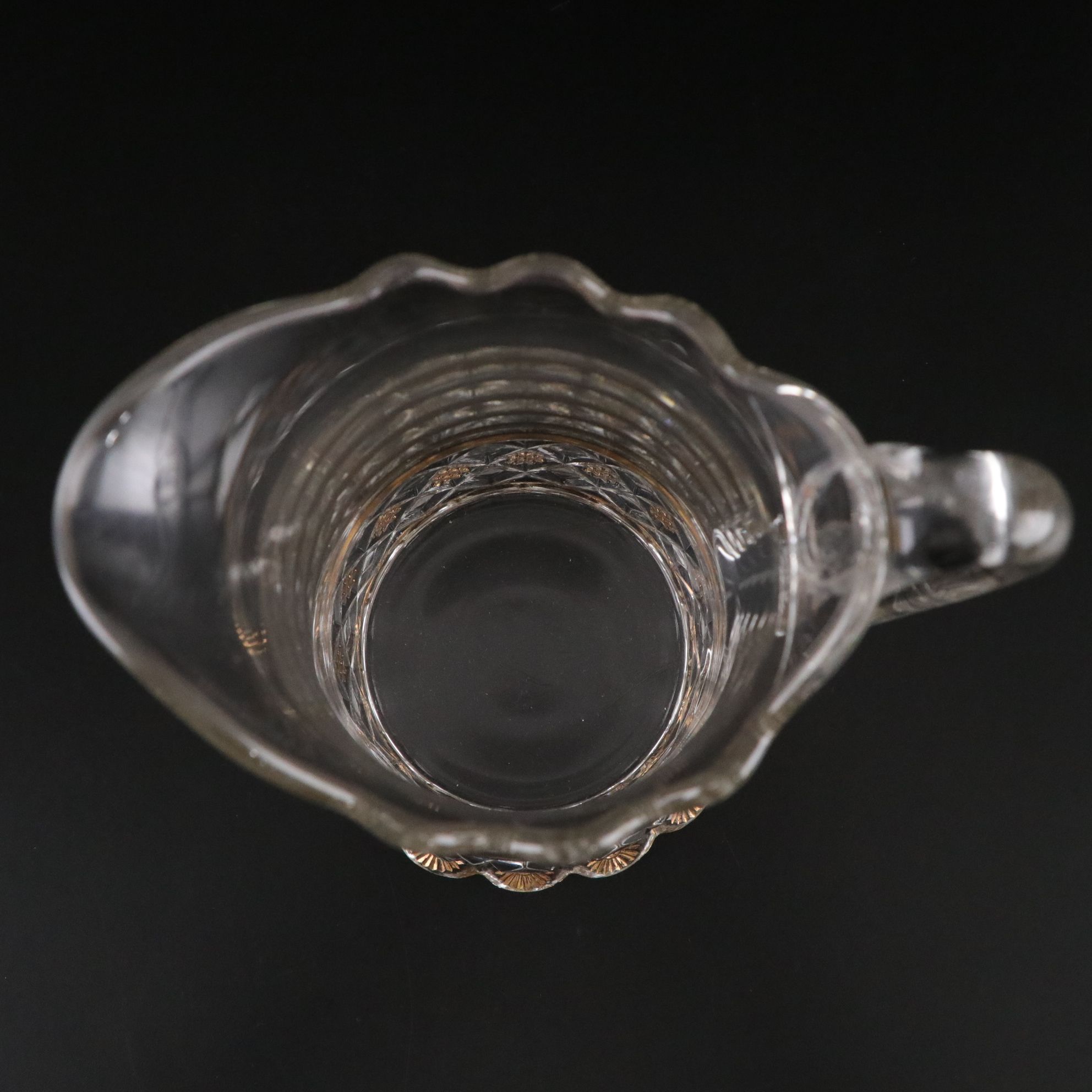 Culver "Valencia" Pitcher and Set of Flared Double Old Fashioned Glasses, 1960s