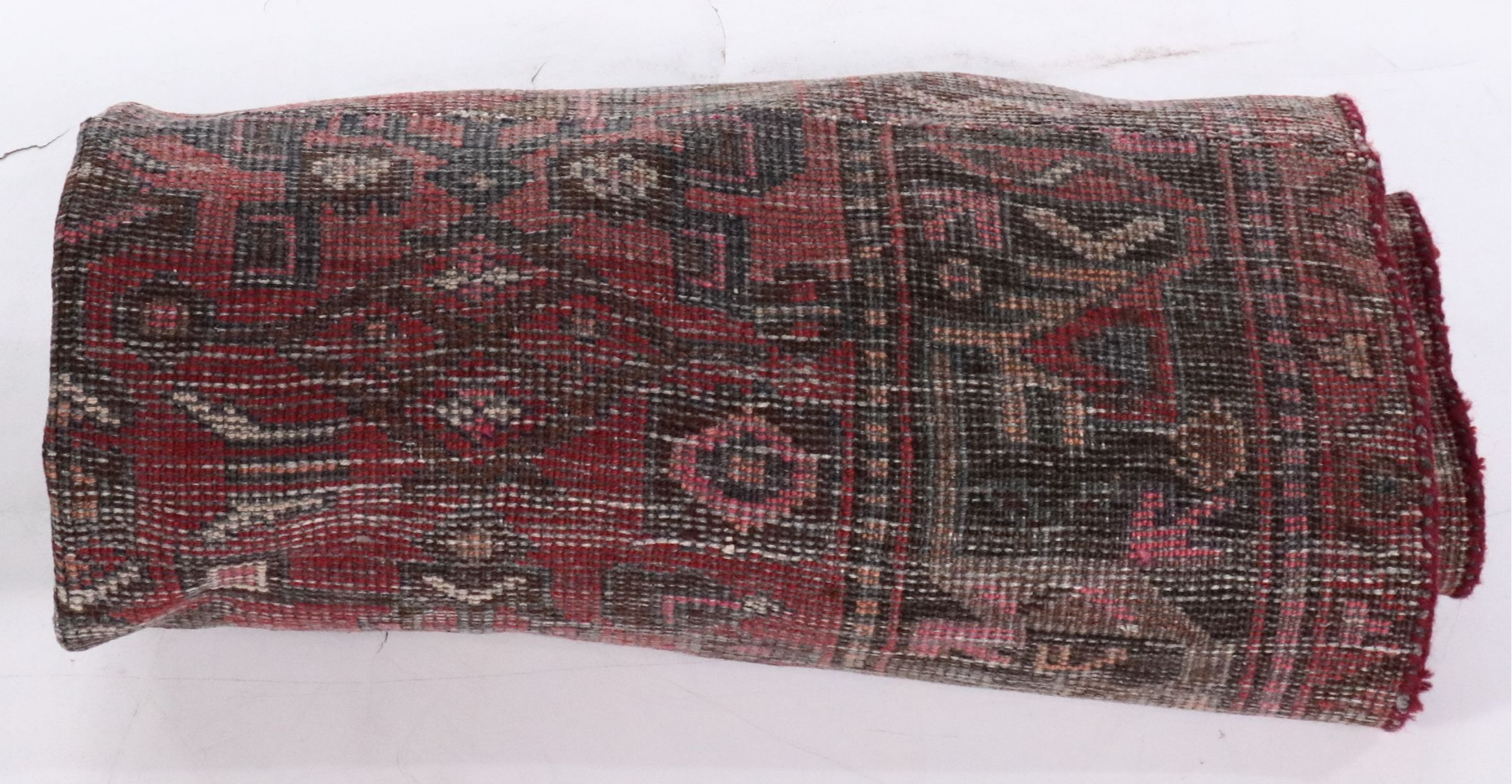 4'2 x 8'1 Hand-Knotted Persian Hamadan Area Rug