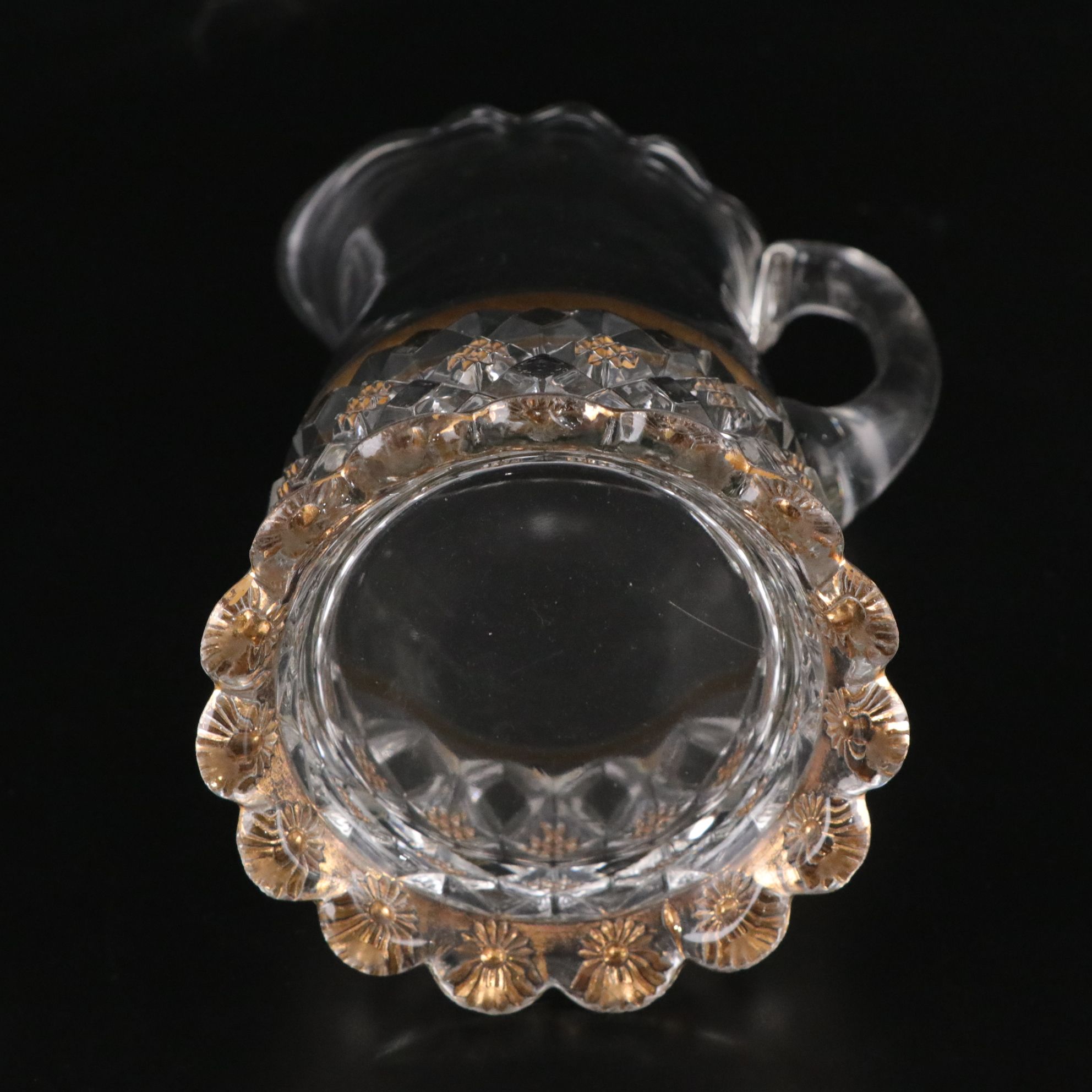 Culver "Valencia" Pitcher and Set of Flared Double Old Fashioned Glasses, 1960s