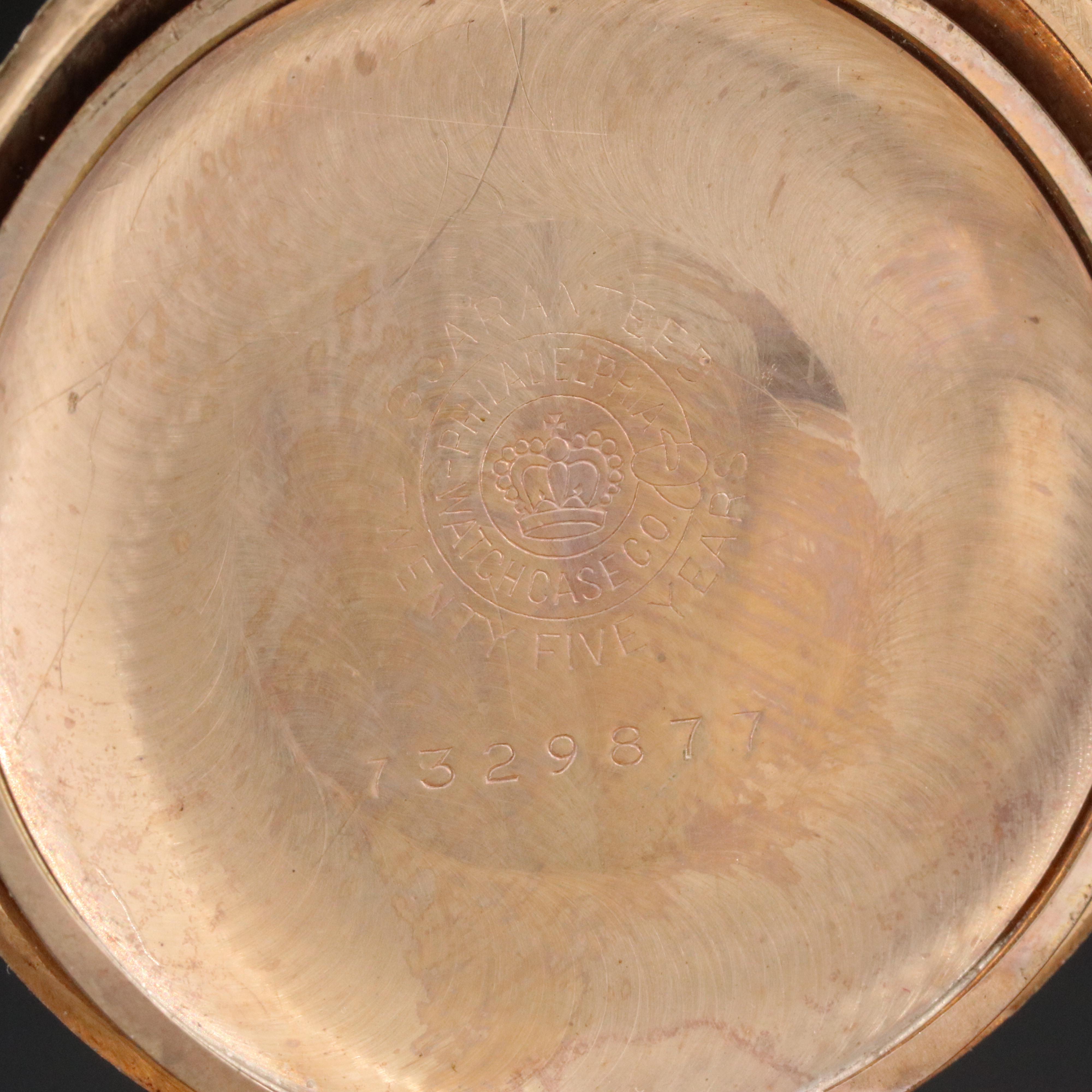 Elgin Gold-Filled Ornate Pocket Watch # 7329877