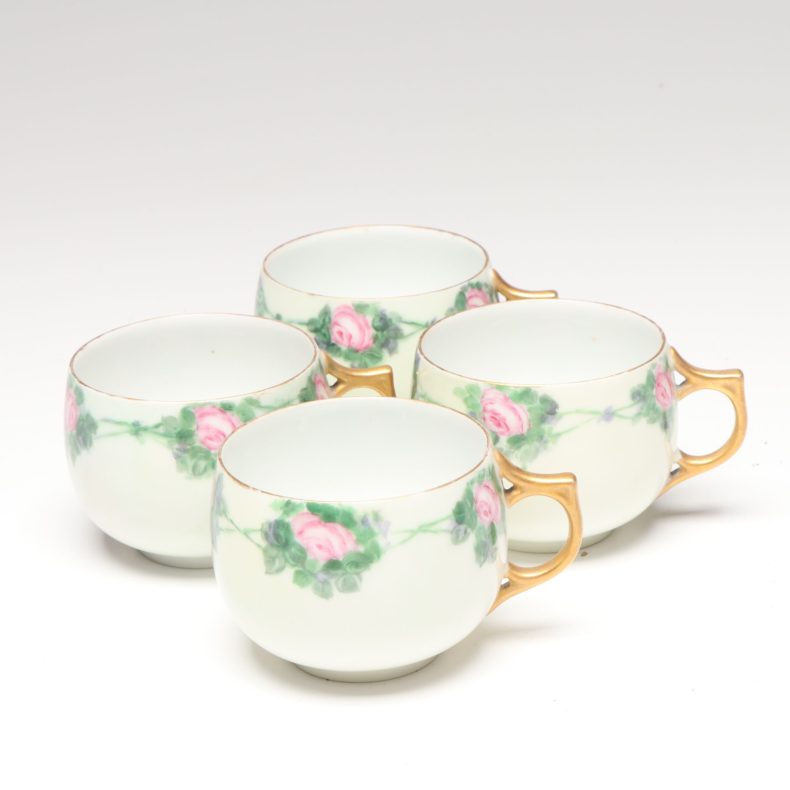 Belleek and Japanese Salt Cellars with Other Vintage Ceramic Table Accessories