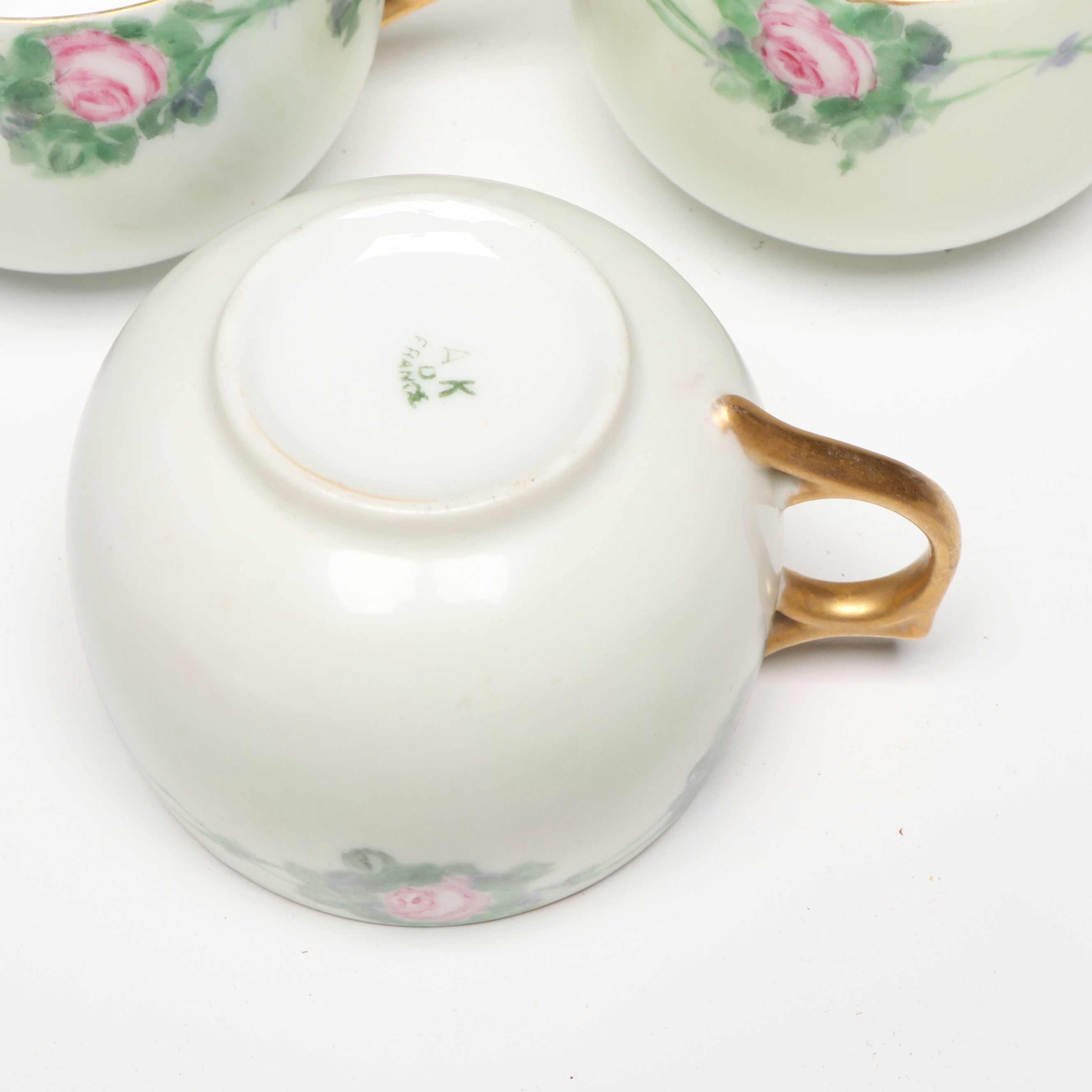 Belleek and Japanese Salt Cellars with Other Vintage Ceramic Table Accessories