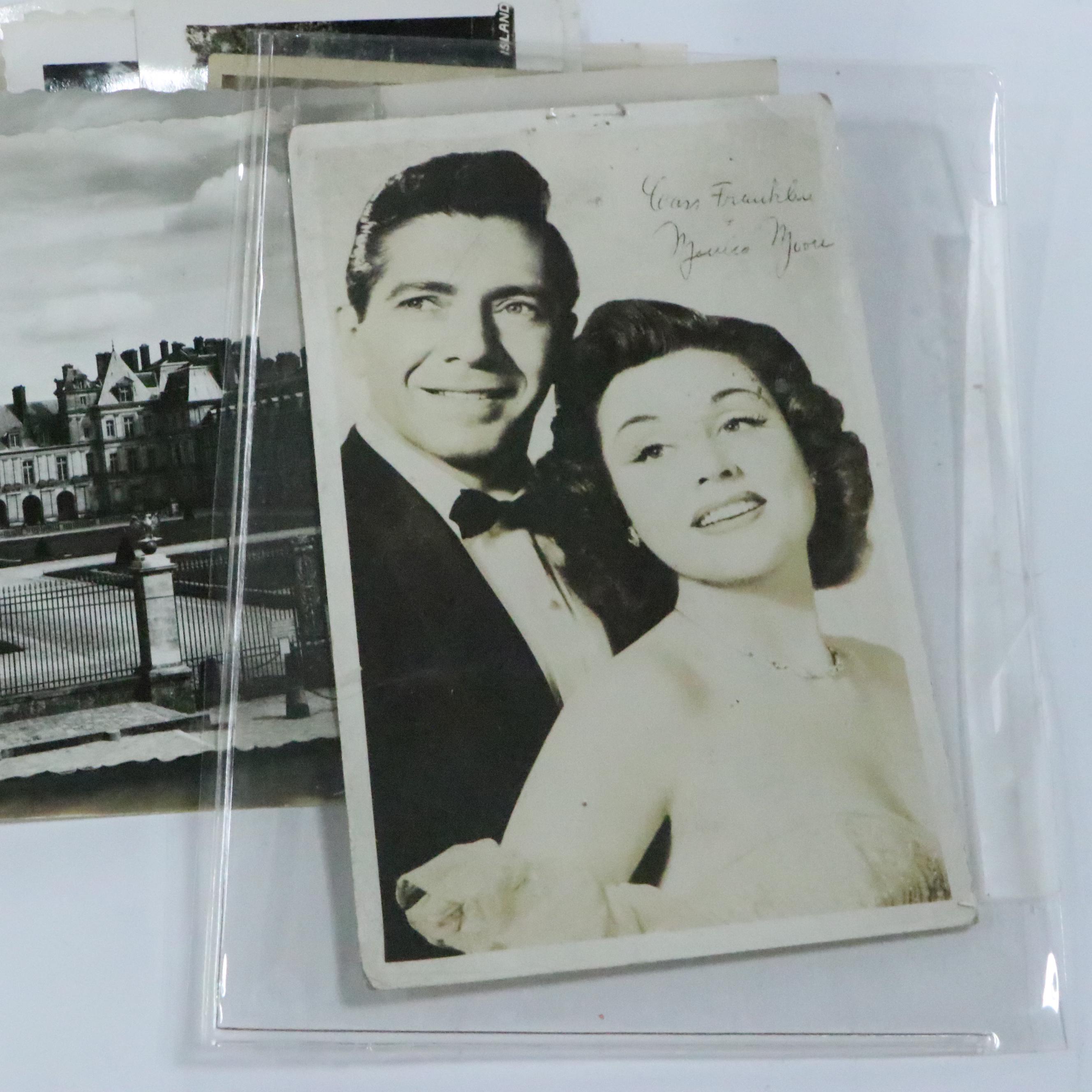 Cincinnati and Other Vintage Postcards with Photos, Stamps and Other Ephemera