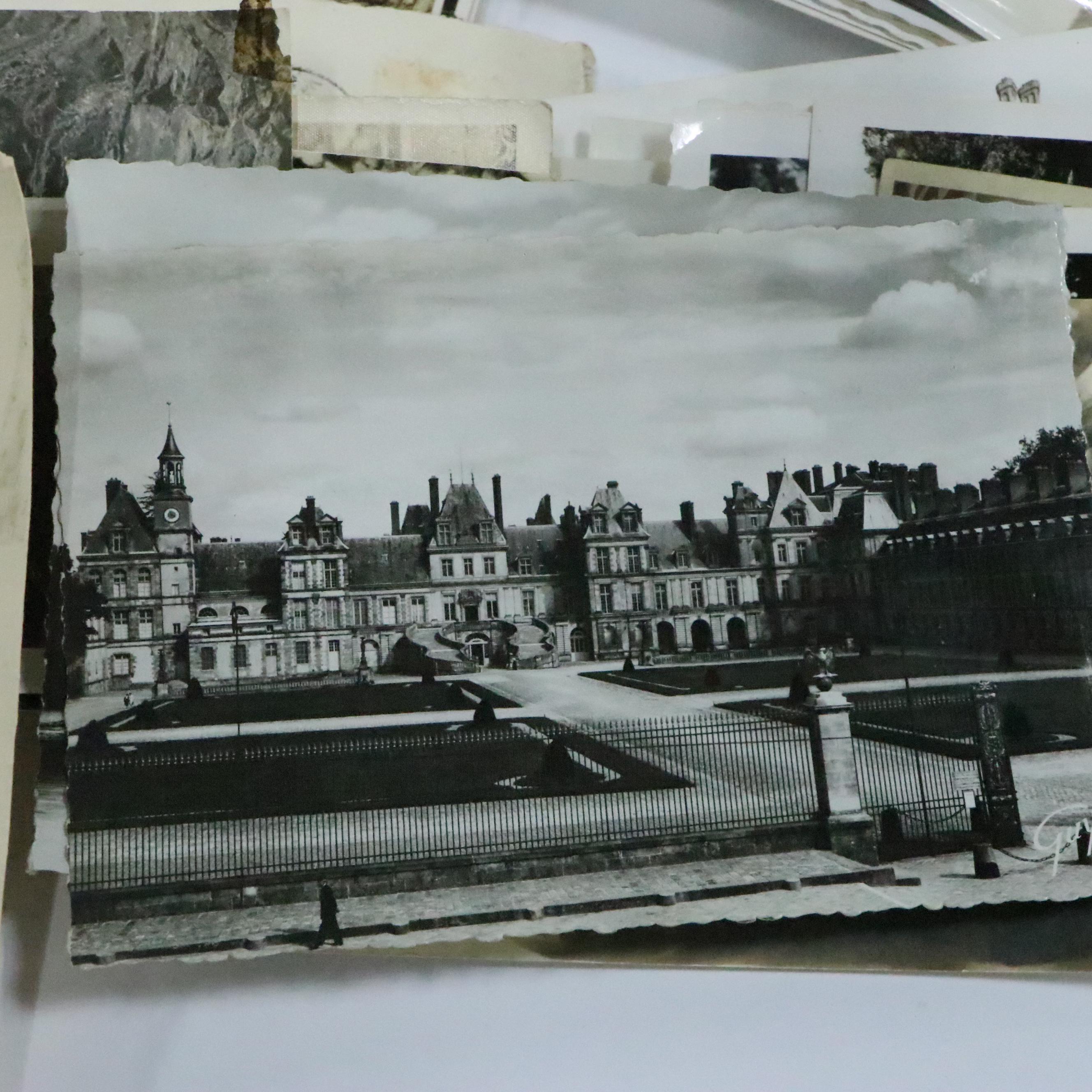 Cincinnati and Other Vintage Postcards with Photos, Stamps and Other Ephemera