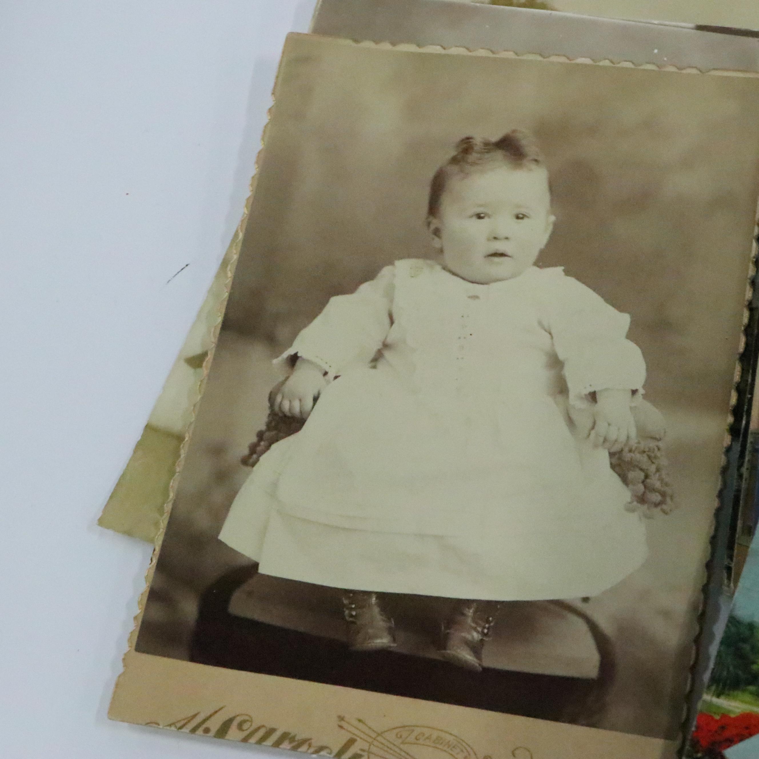 Cincinnati and Other Vintage Postcards with Photos, Stamps and Other Ephemera