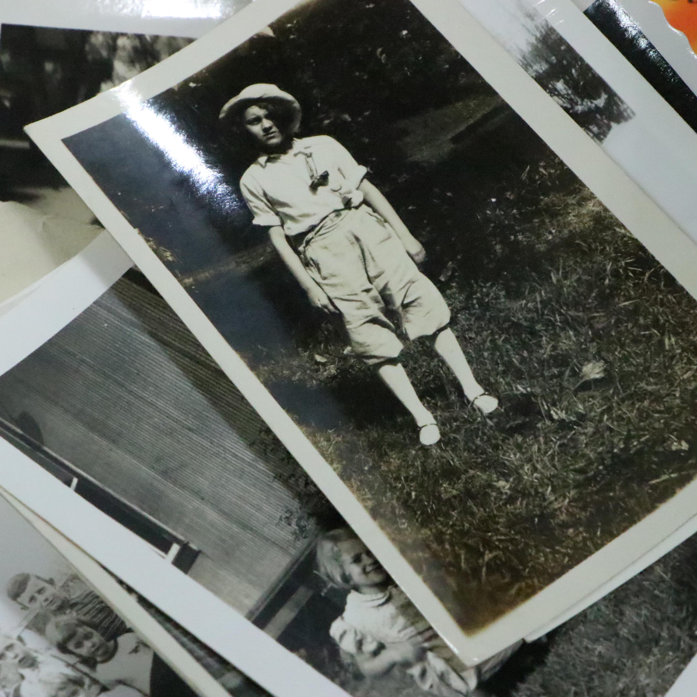 Cincinnati and Other Vintage Postcards with Photos, Stamps and Other Ephemera