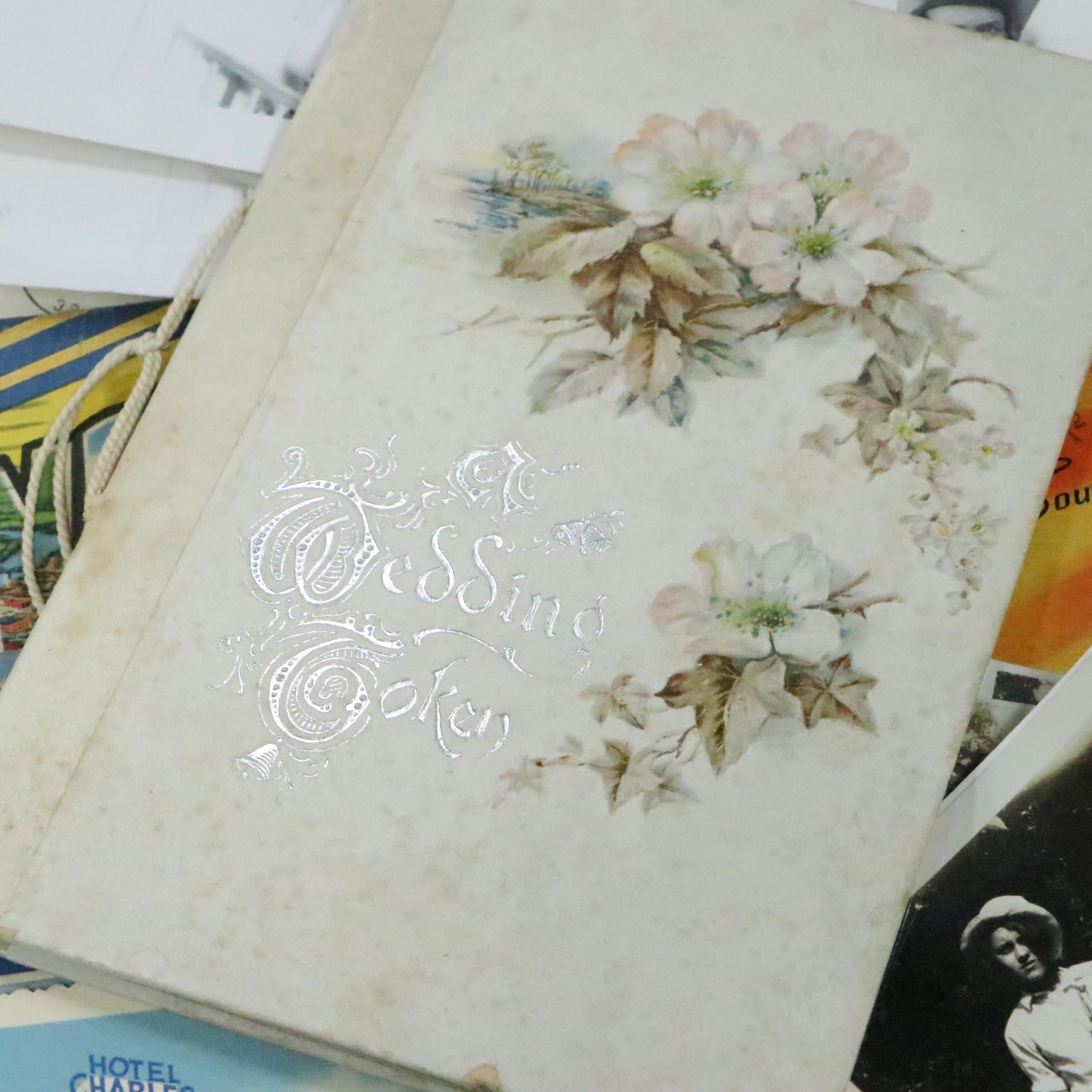 Cincinnati and Other Vintage Postcards with Photos, Stamps and Other Ephemera