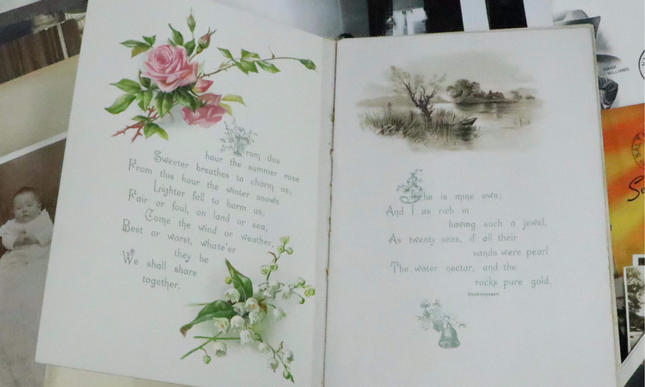 Cincinnati and Other Vintage Postcards with Photos, Stamps and Other Ephemera