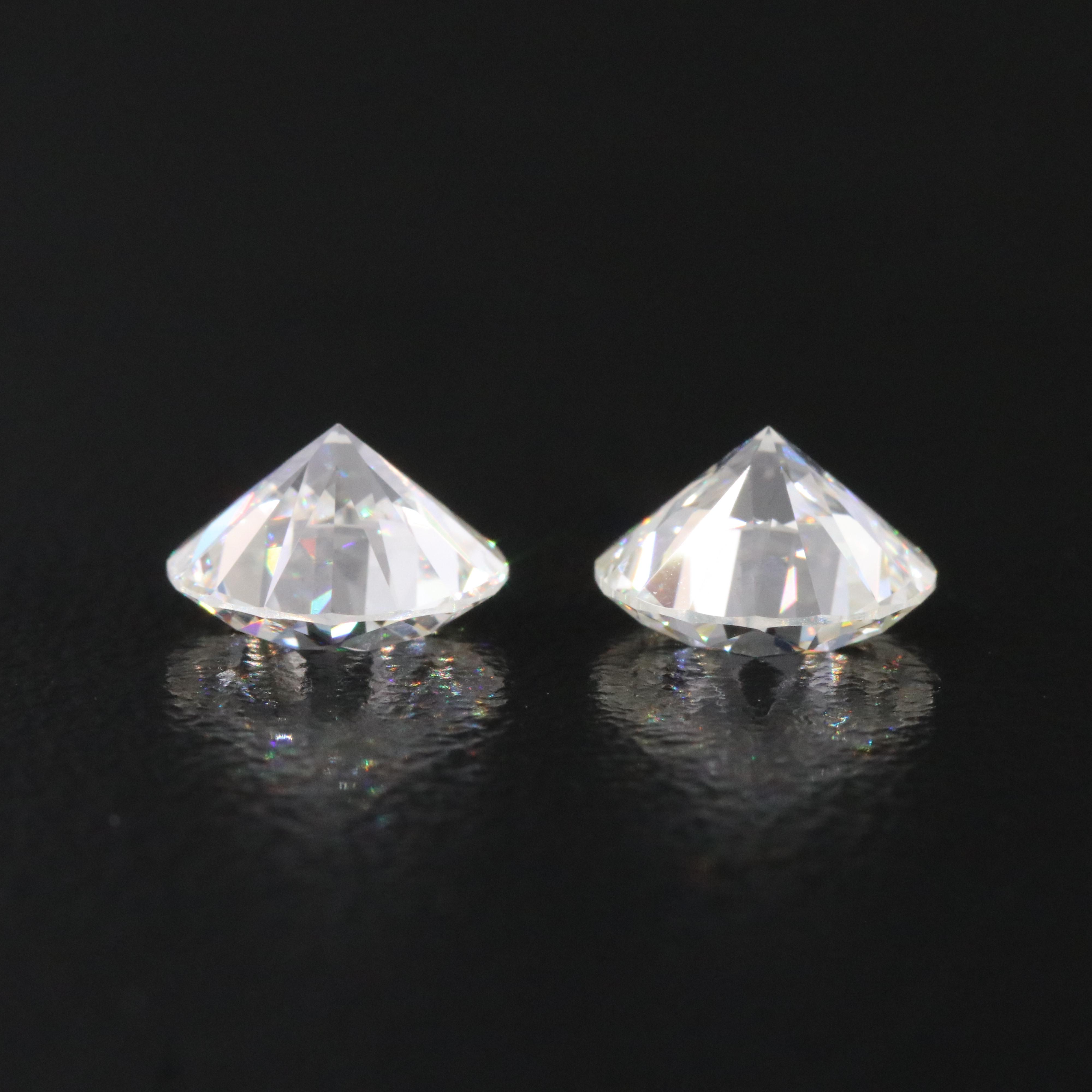 Lightbox Loose 3.47 CTW Matched Pair of Lab Grown Diamonds