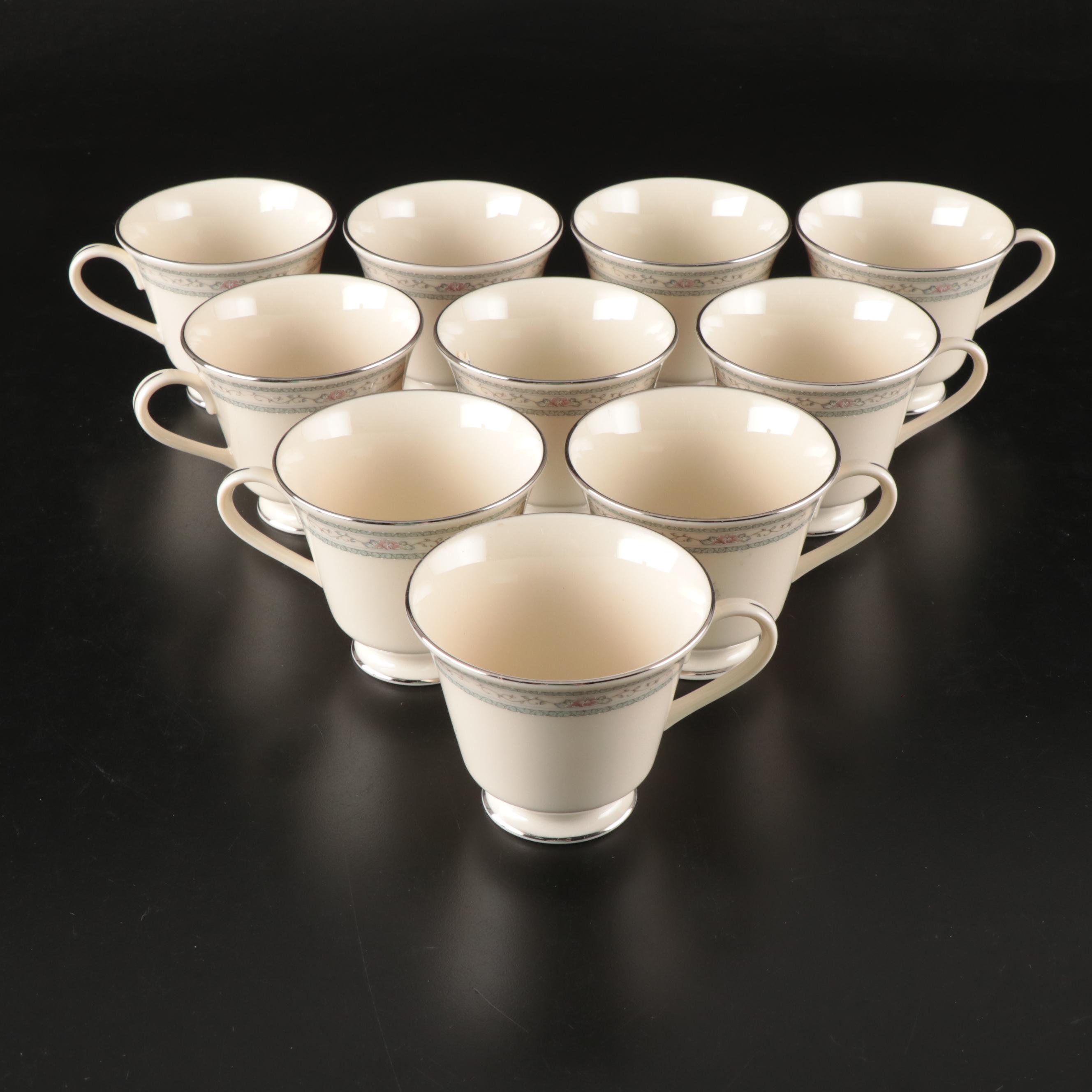 Lenox Cosmopolitan Collection "Charleston" Bone China Teacups