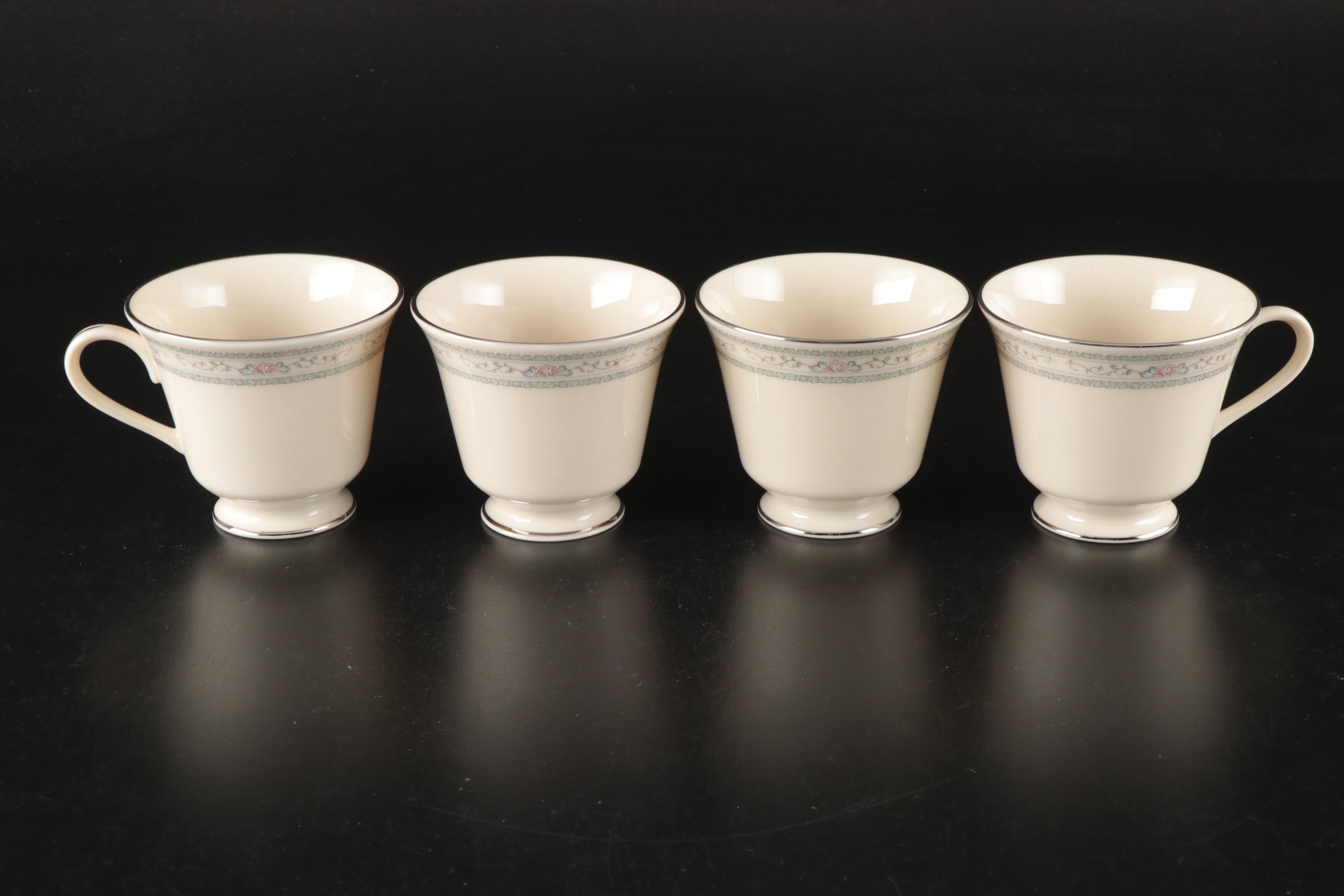 Lenox Cosmopolitan Collection "Charleston" Bone China Teacups