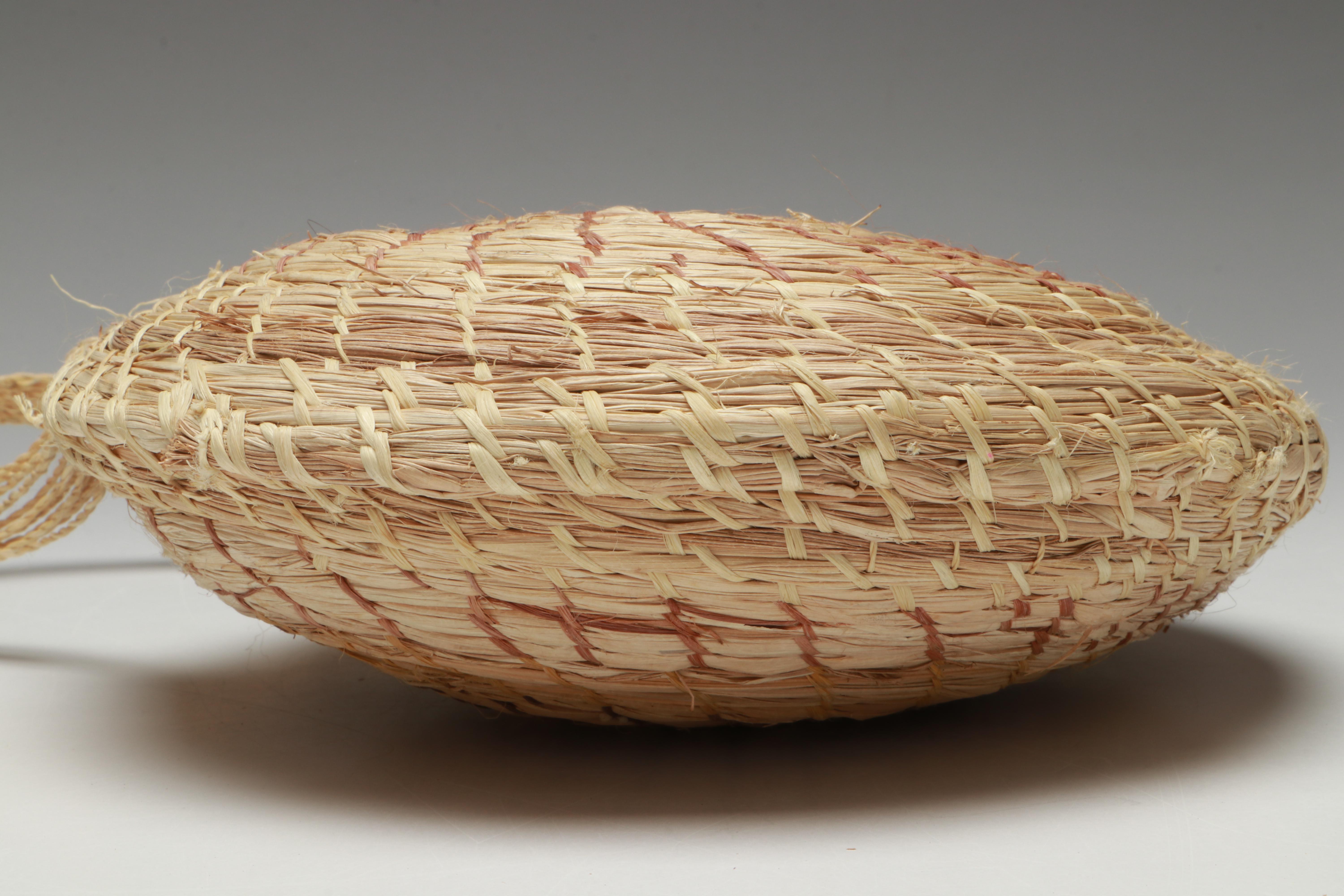 Amazon Rainforest Yagua and Warao Peoples Handwoven Chambrae Vine Baskets