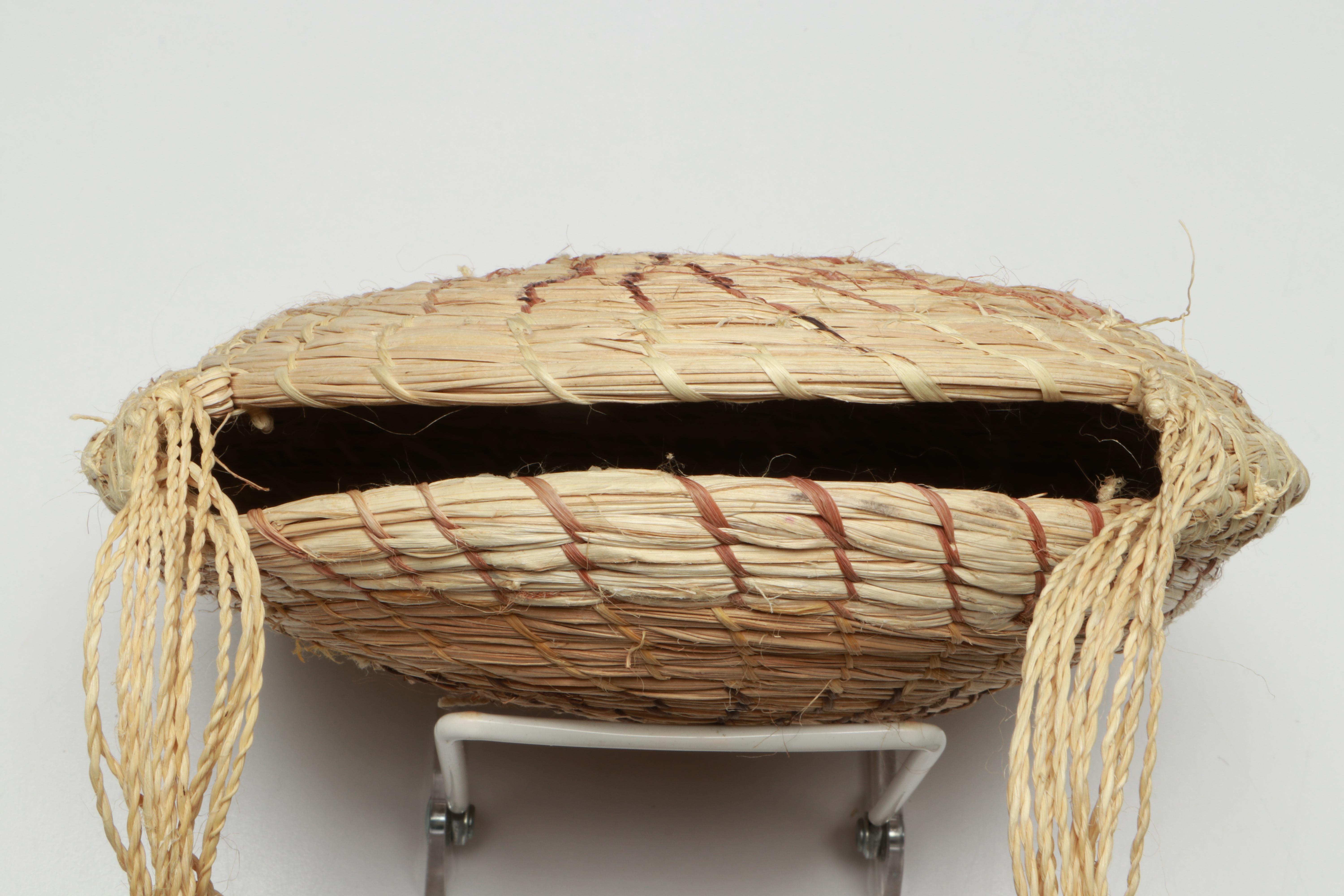 Amazon Rainforest Yagua and Warao Peoples Handwoven Chambrae Vine Baskets