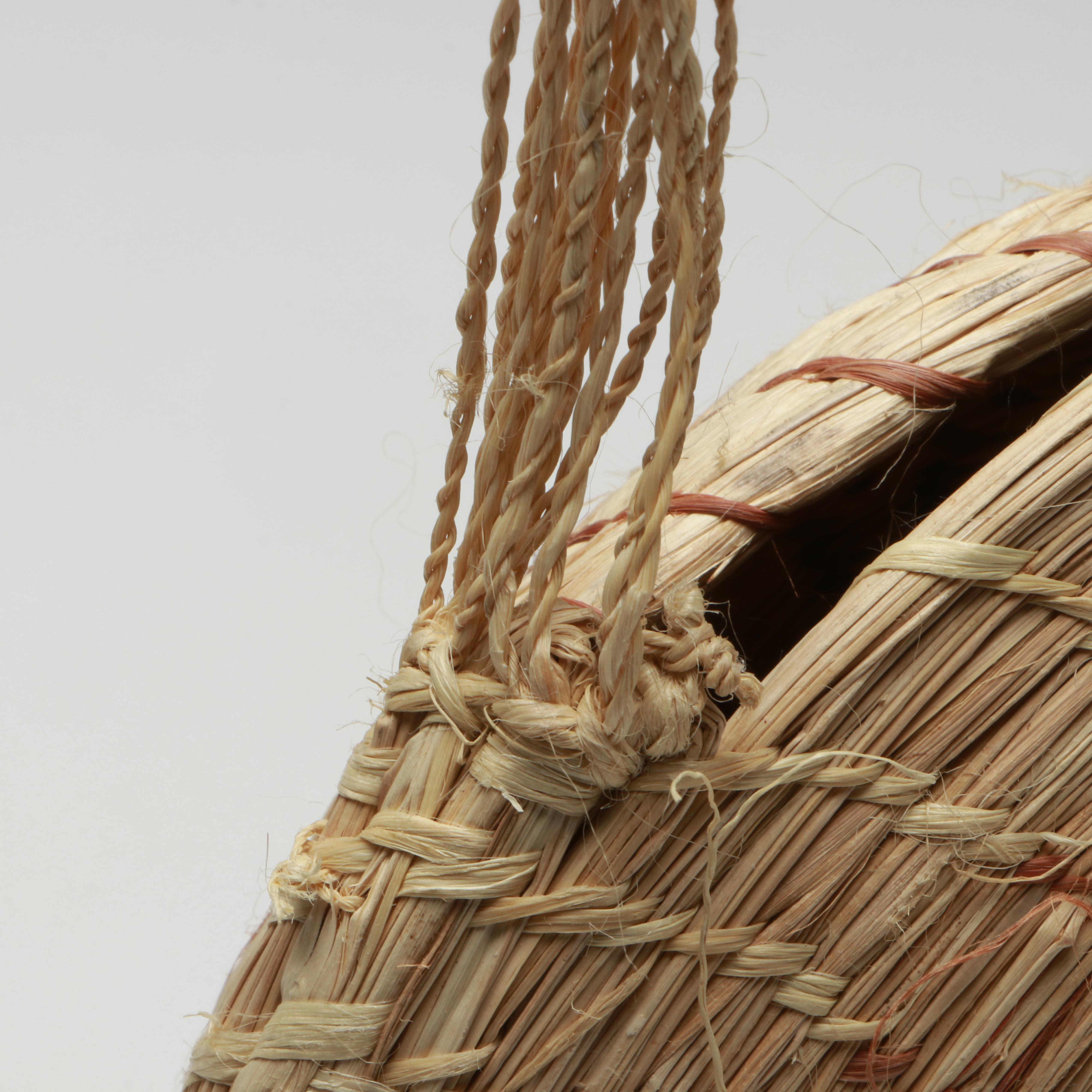 Amazon Rainforest Yagua and Warao Peoples Handwoven Chambrae Vine Baskets