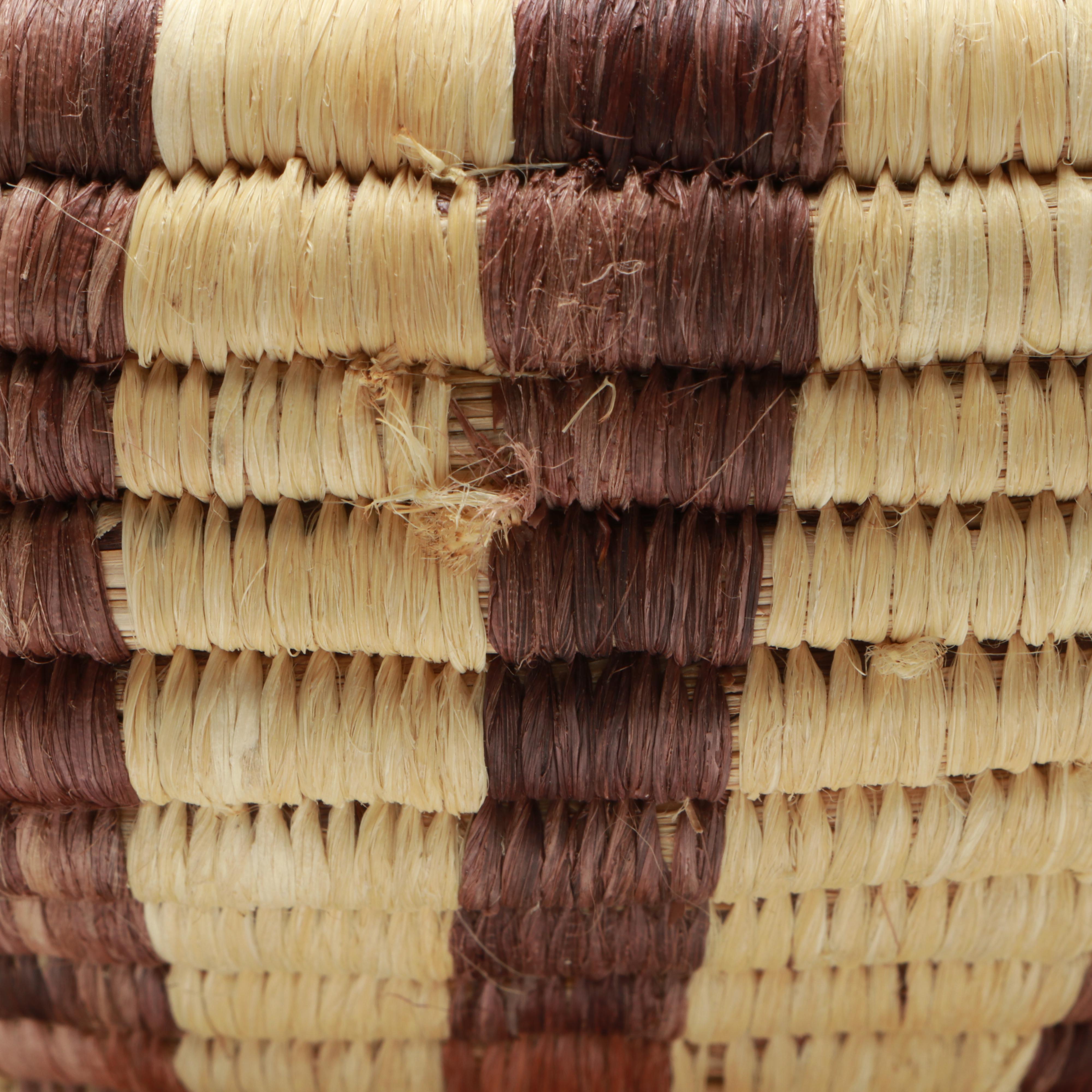 Amazon Rainforest Yagua and Warao Peoples Handwoven Chambrae Vine Baskets