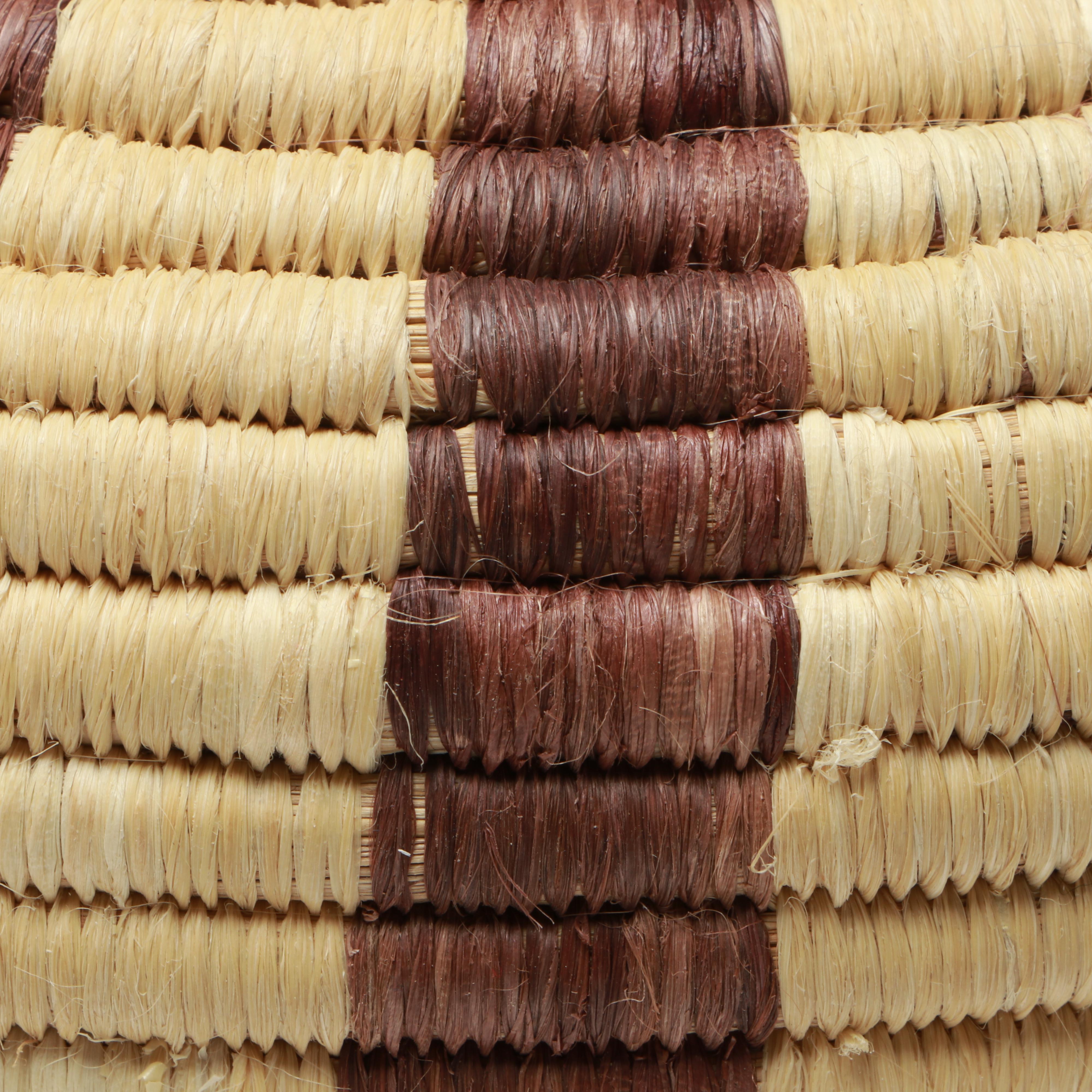 Amazon Rainforest Yagua and Warao Peoples Handwoven Chambrae Vine Baskets