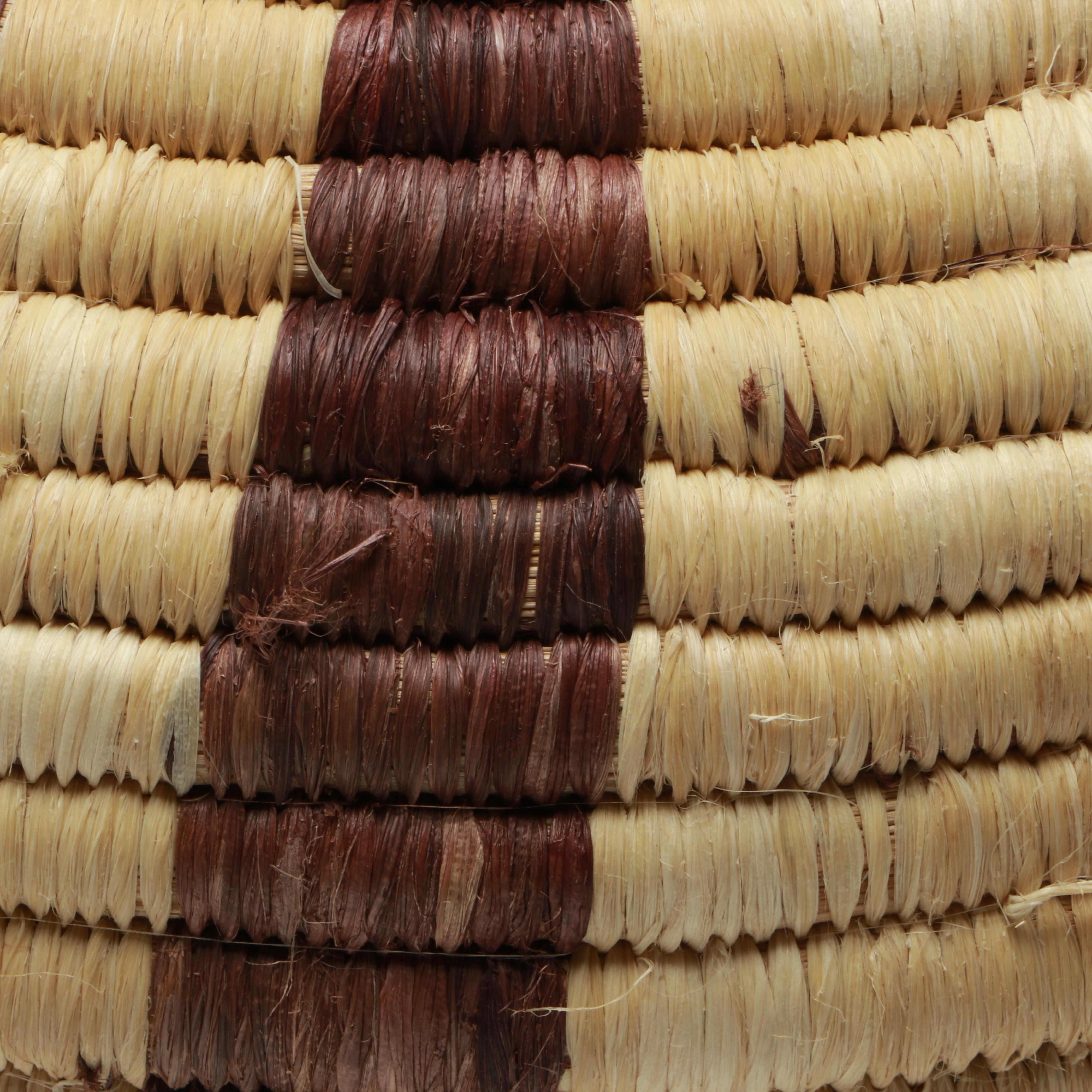 Amazon Rainforest Yagua and Warao Peoples Handwoven Chambrae Vine Baskets