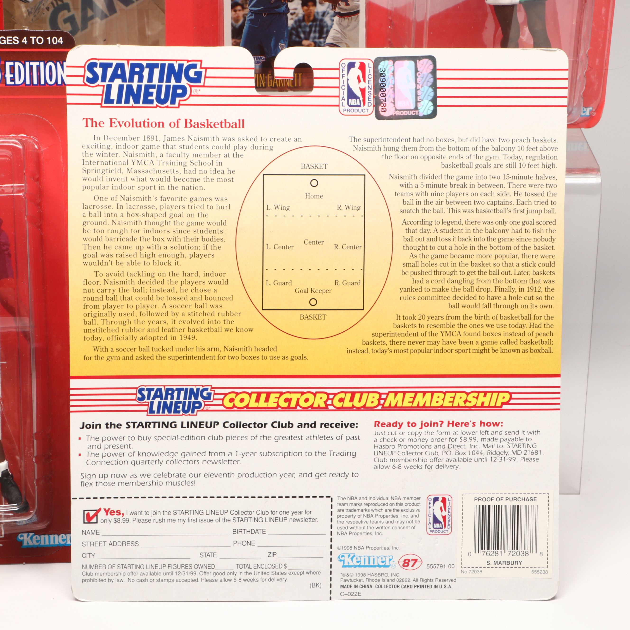 Kevin Garnett, Stephon Marbury and Mike Bibby Action Figures and Trading Cards