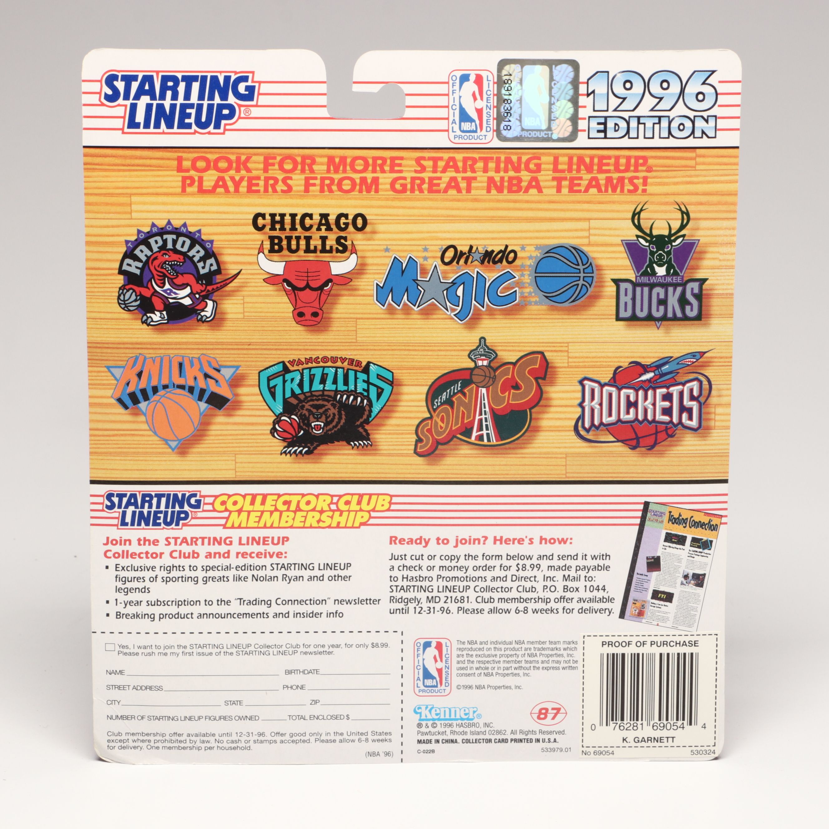 Kevin Garnett, Stephon Marbury and Mike Bibby Action Figures and Trading Cards