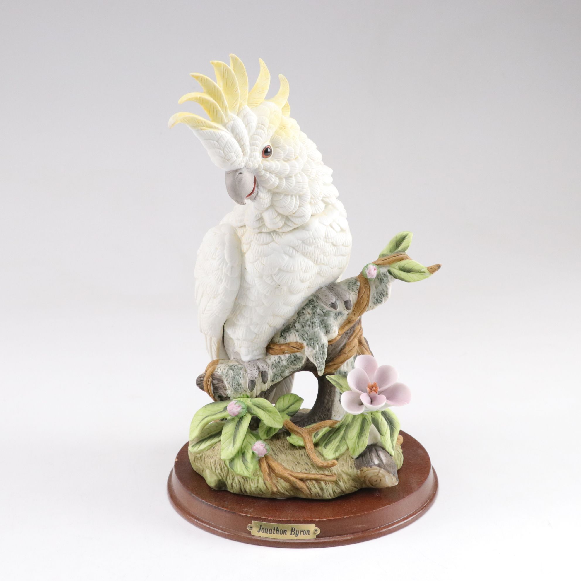 Royal Carlton and Arnart Bisque Porcelain Parrot and Robin Figurines