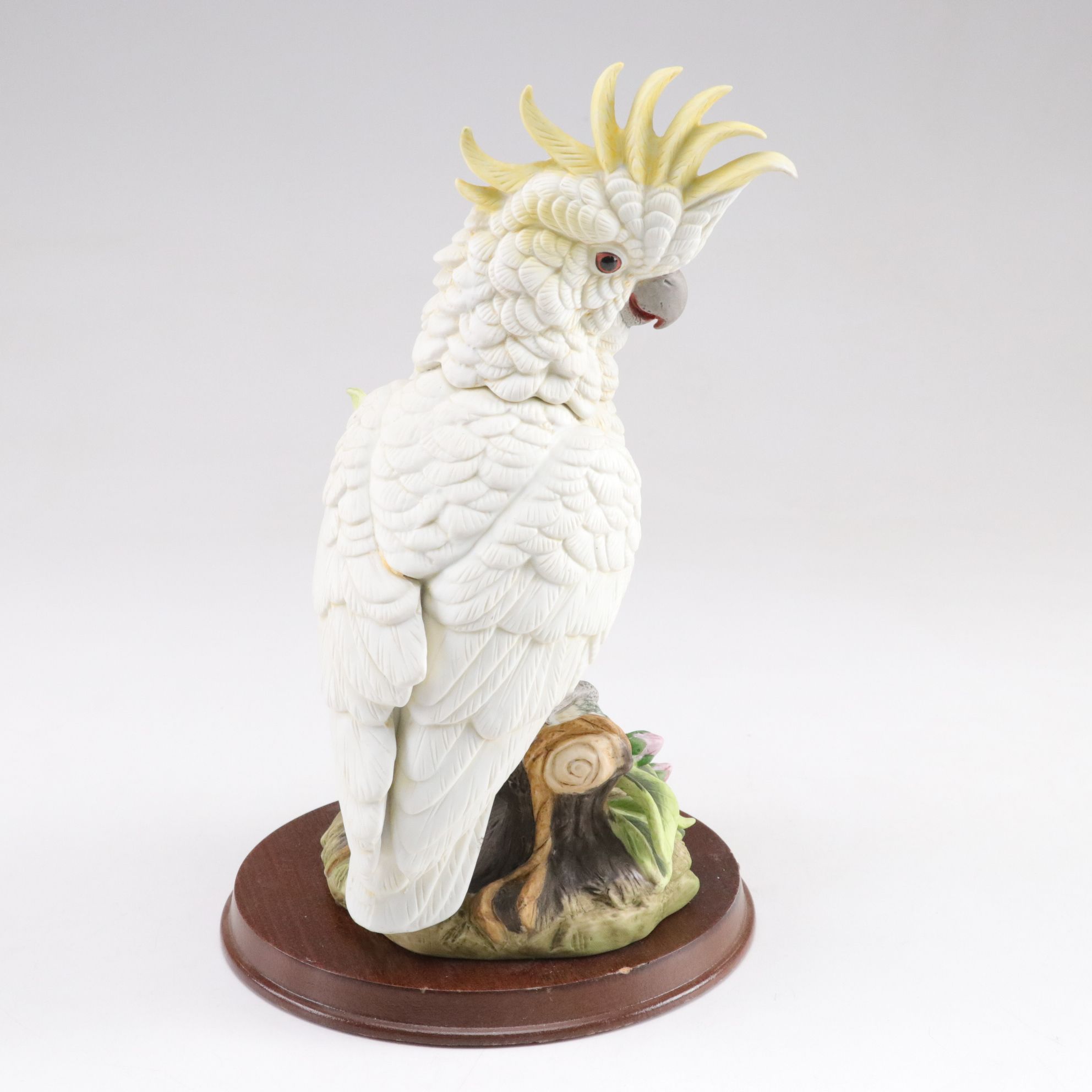 Royal Carlton and Arnart Bisque Porcelain Parrot and Robin Figurines