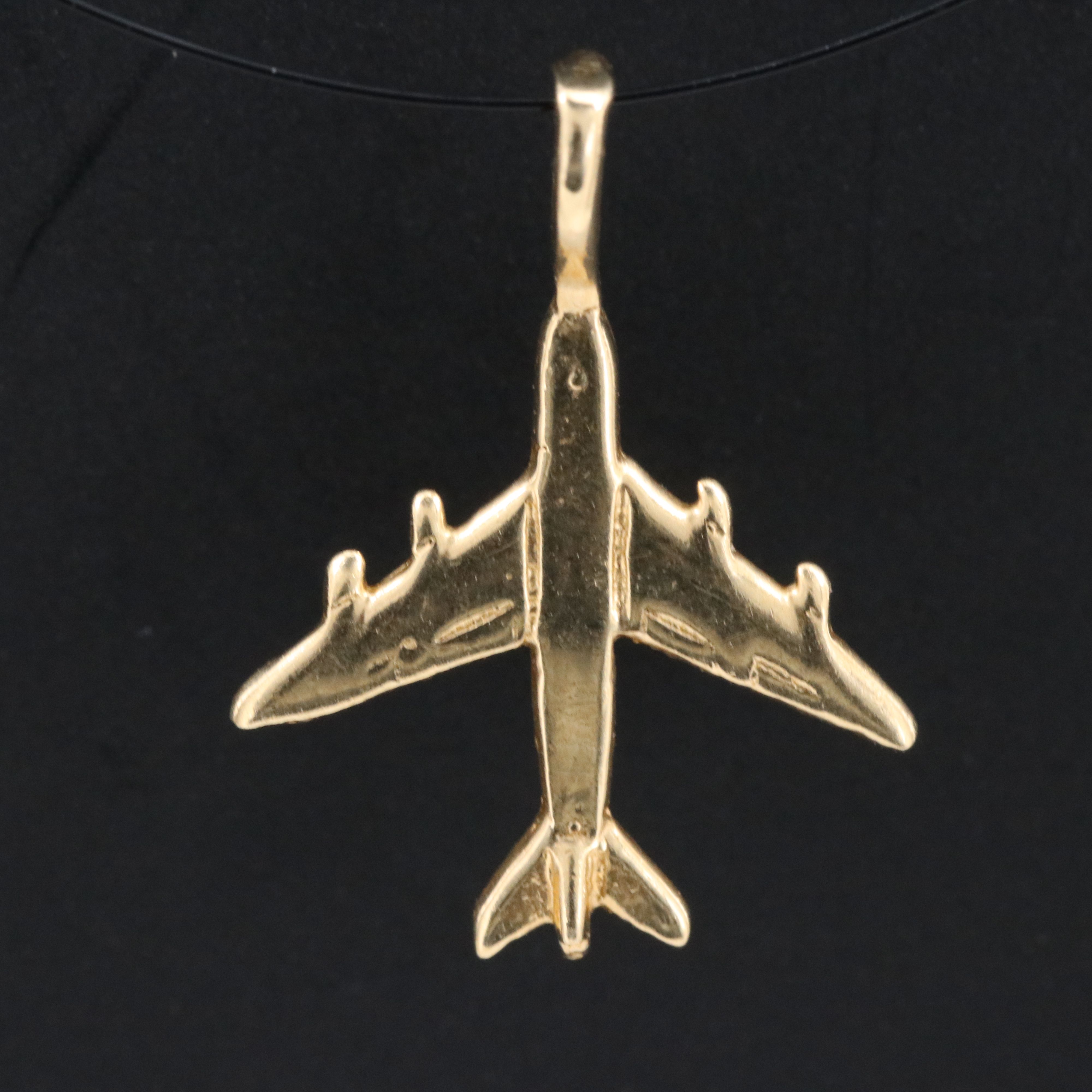 10K Airplane Charm