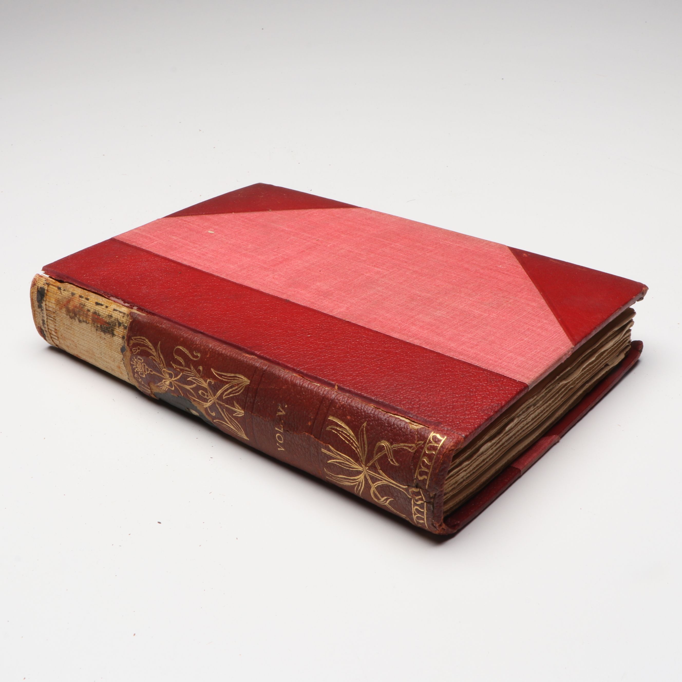 Leather Bound "The Italian Novelists" Complete Seven-Volume Set, 1901