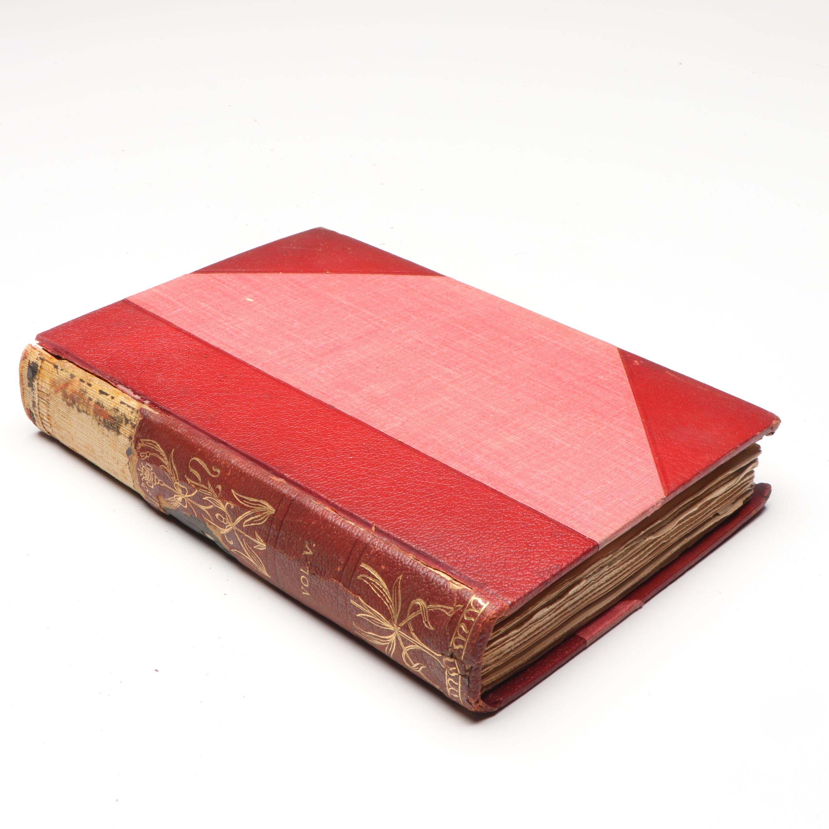 Leather Bound "The Italian Novelists" Complete Seven-Volume Set, 1901