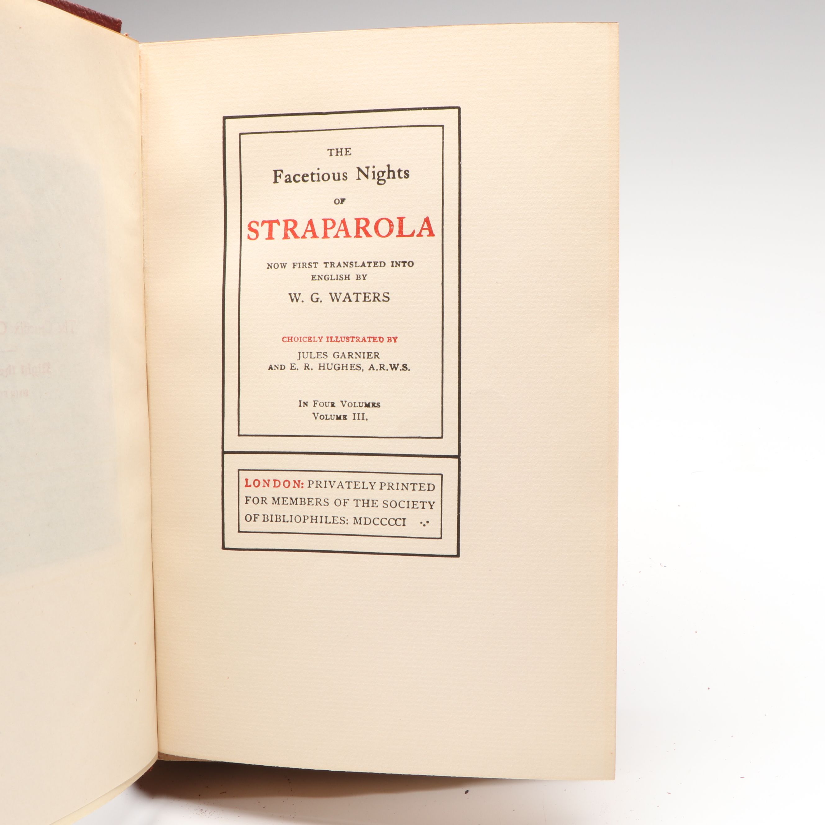 Leather Bound "The Italian Novelists" Complete Seven-Volume Set, 1901