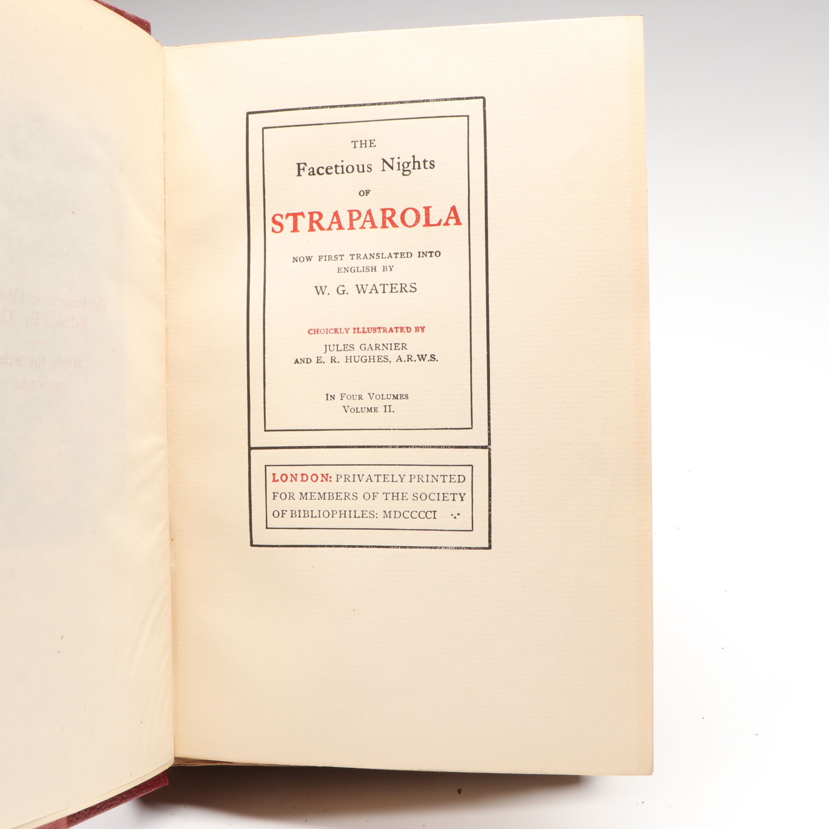 Leather Bound "The Italian Novelists" Complete Seven-Volume Set, 1901