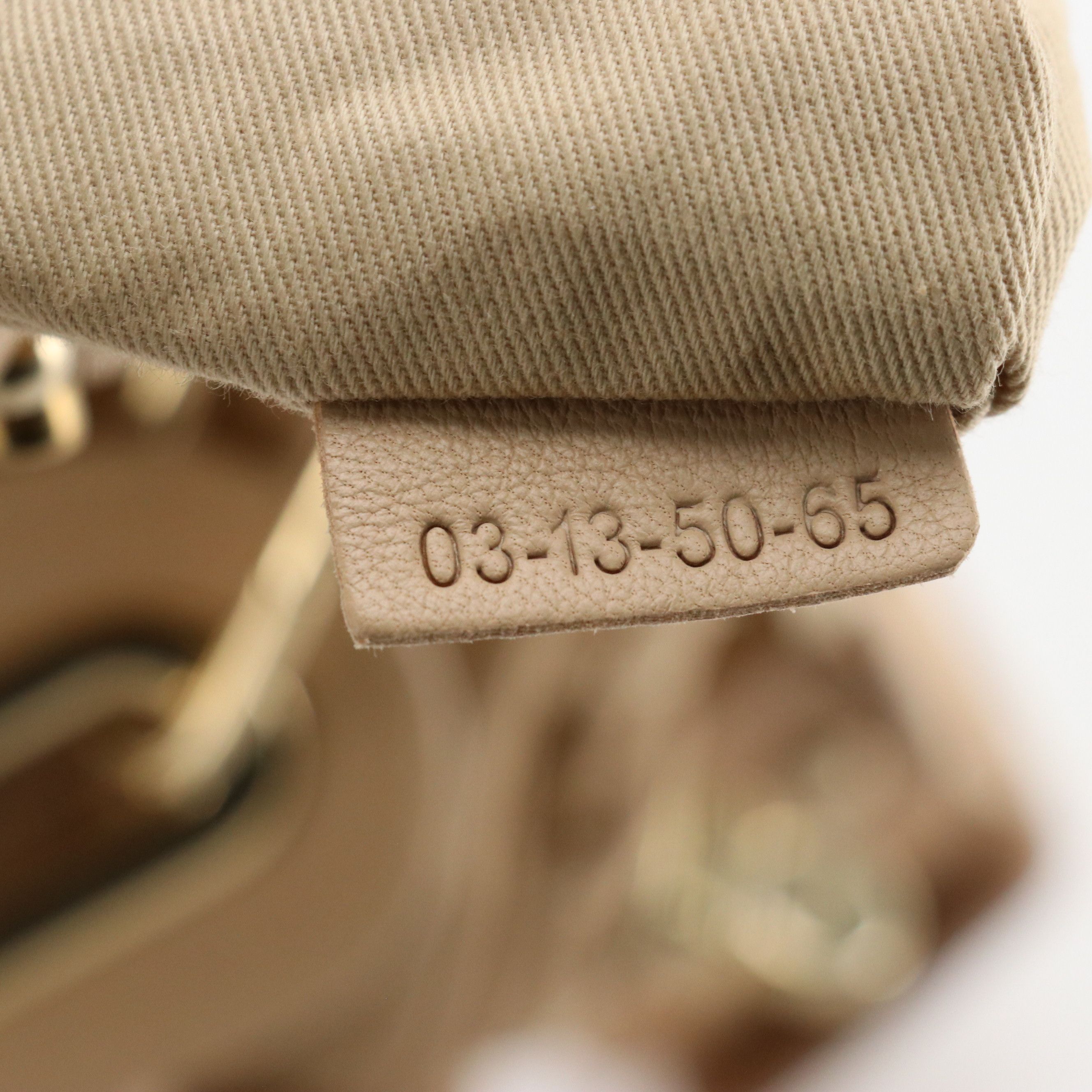 Chloe Paraty Bag in Studded Beige Leather