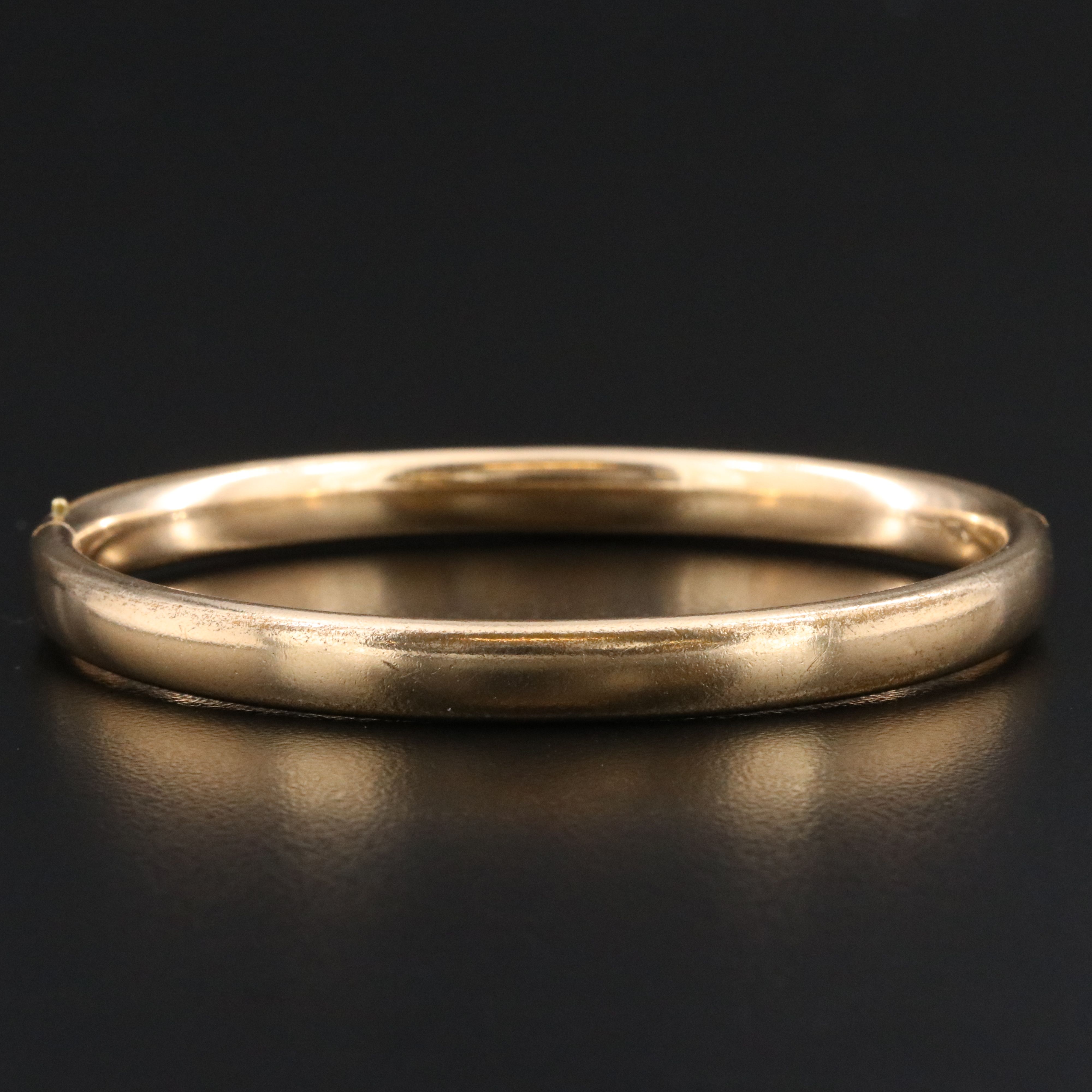 Vintage Etched Bangle Bracelet