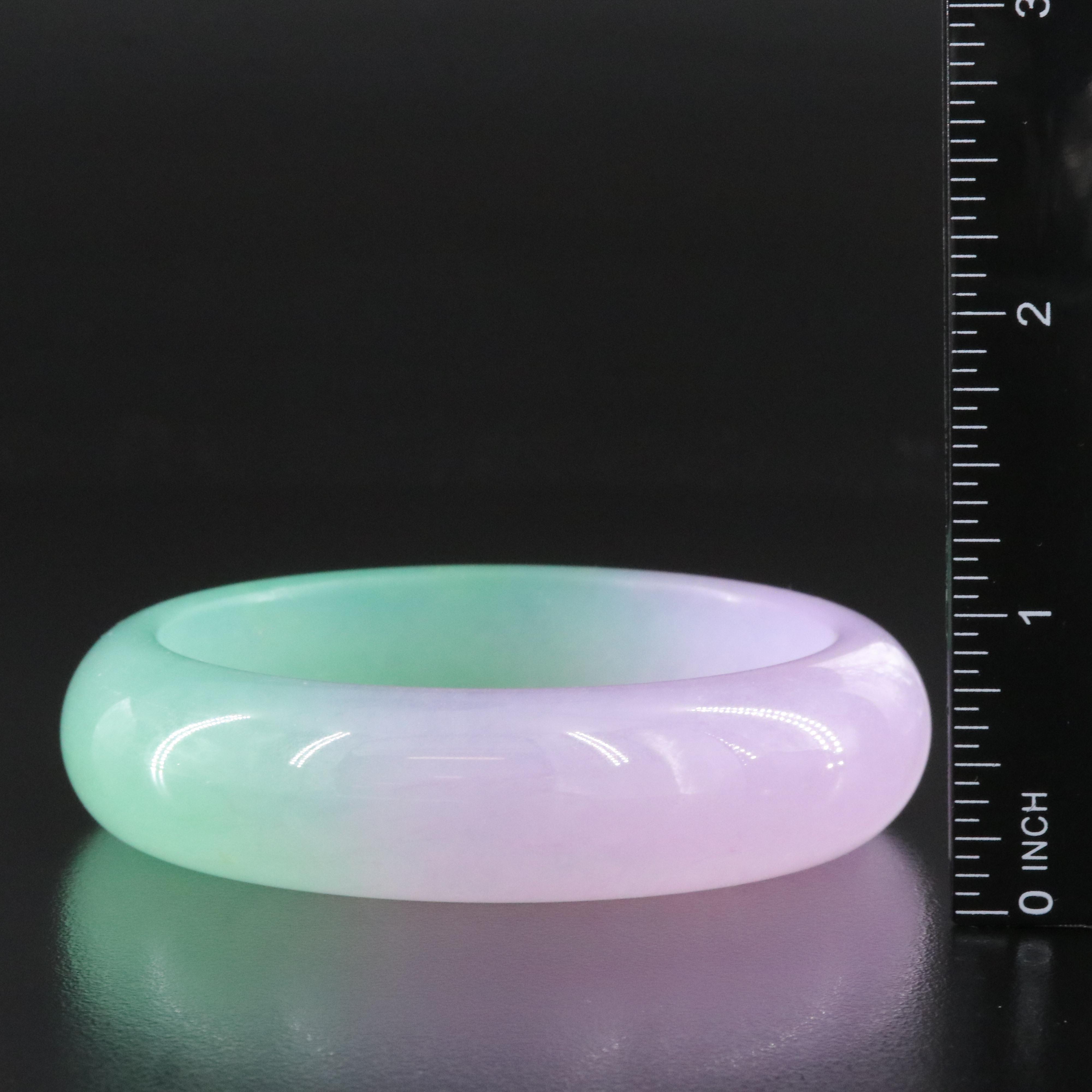 Jadeite and Quartz Bangle Bracelets