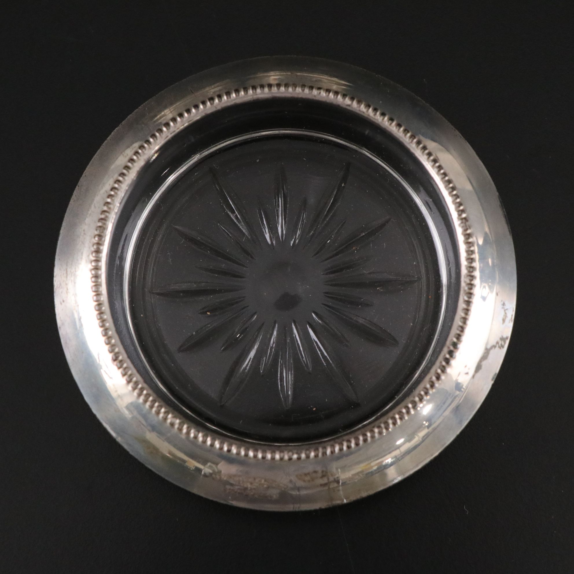 Silver Plate Footed Serving Tray, Wine Coasters & More