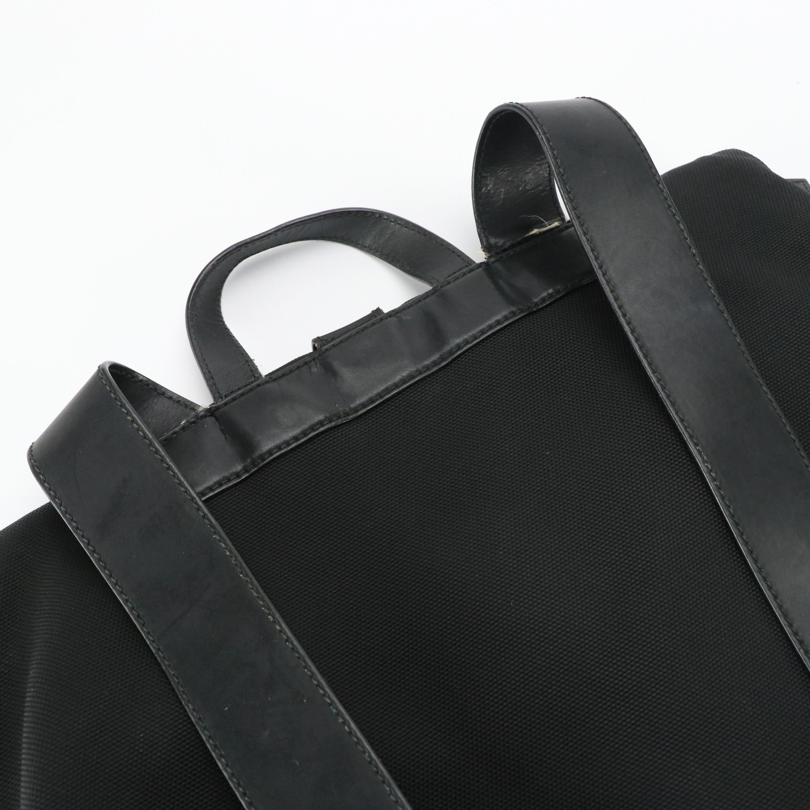 Gucci Techno Canvas Web Fold Over Backpack