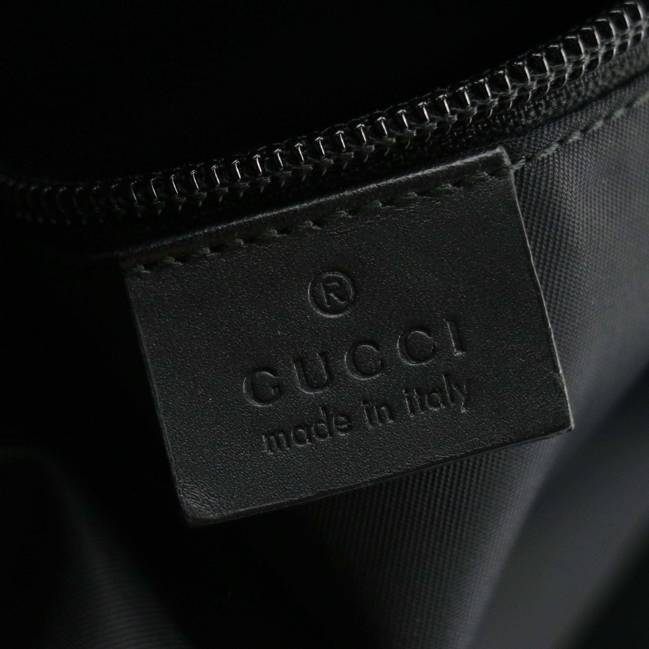 Gucci Techno Canvas Web Fold Over Backpack