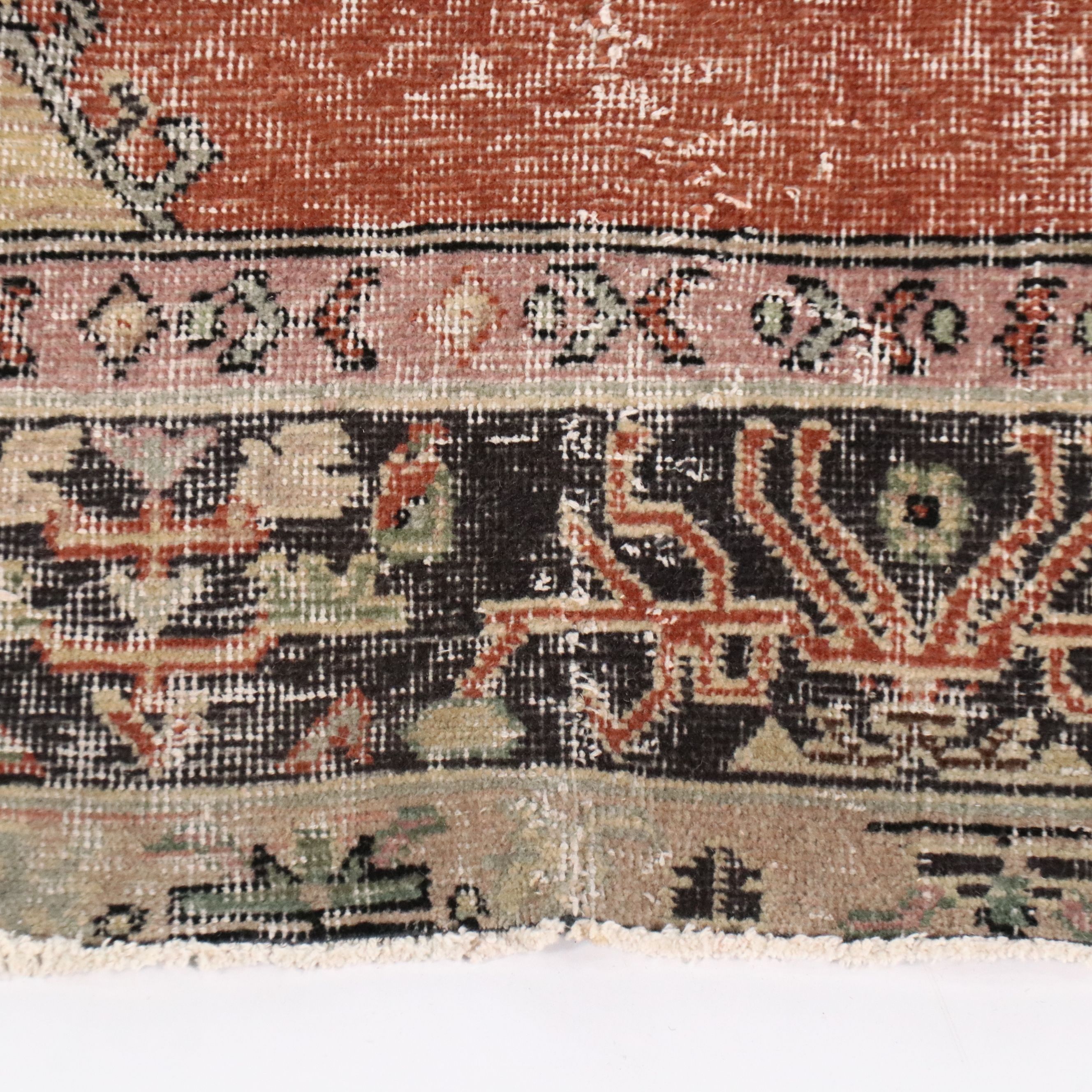 5'6 x 9'6 Hand-Knotted Persian Kerman Style Area Rug