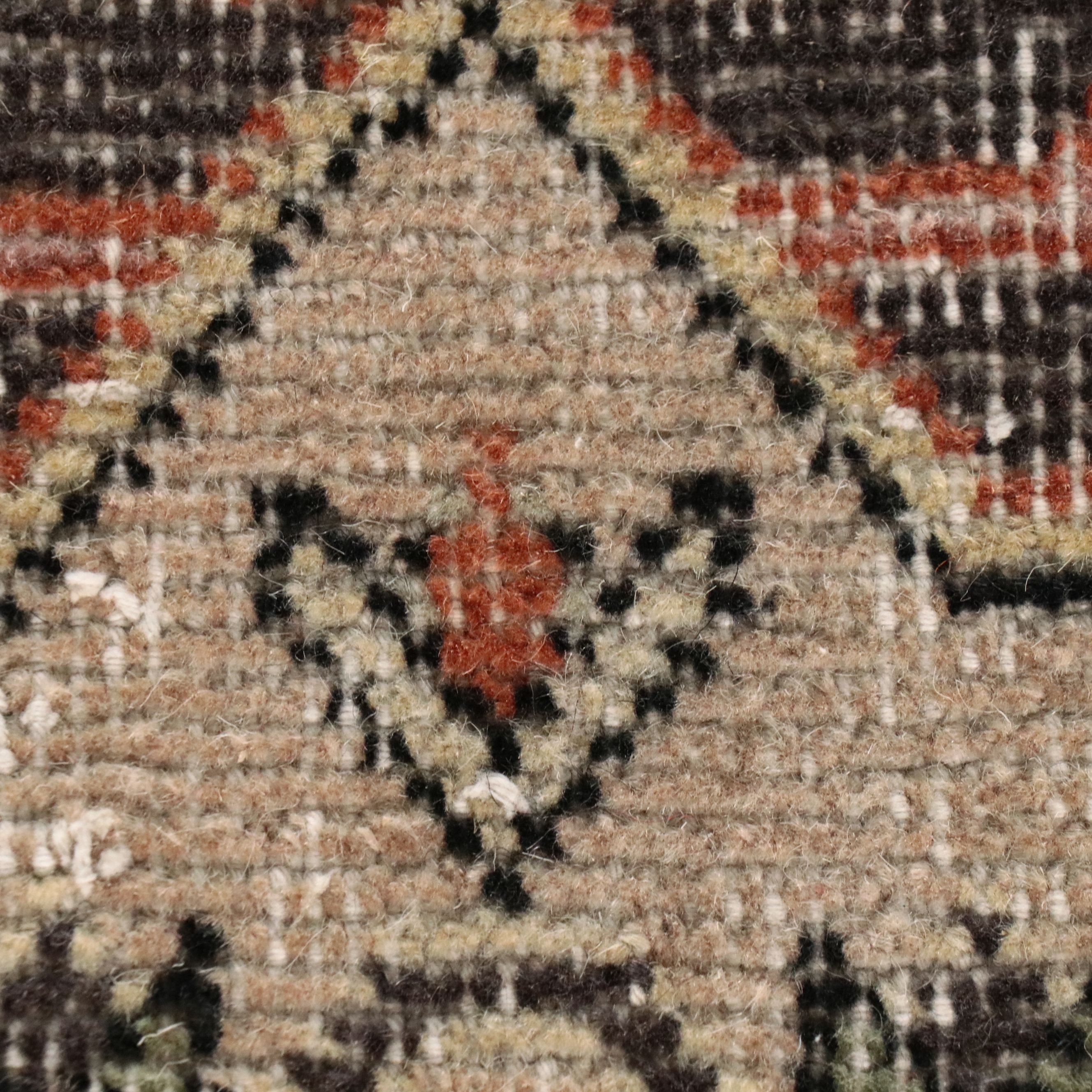 5'6 x 9'6 Hand-Knotted Persian Kerman Style Area Rug