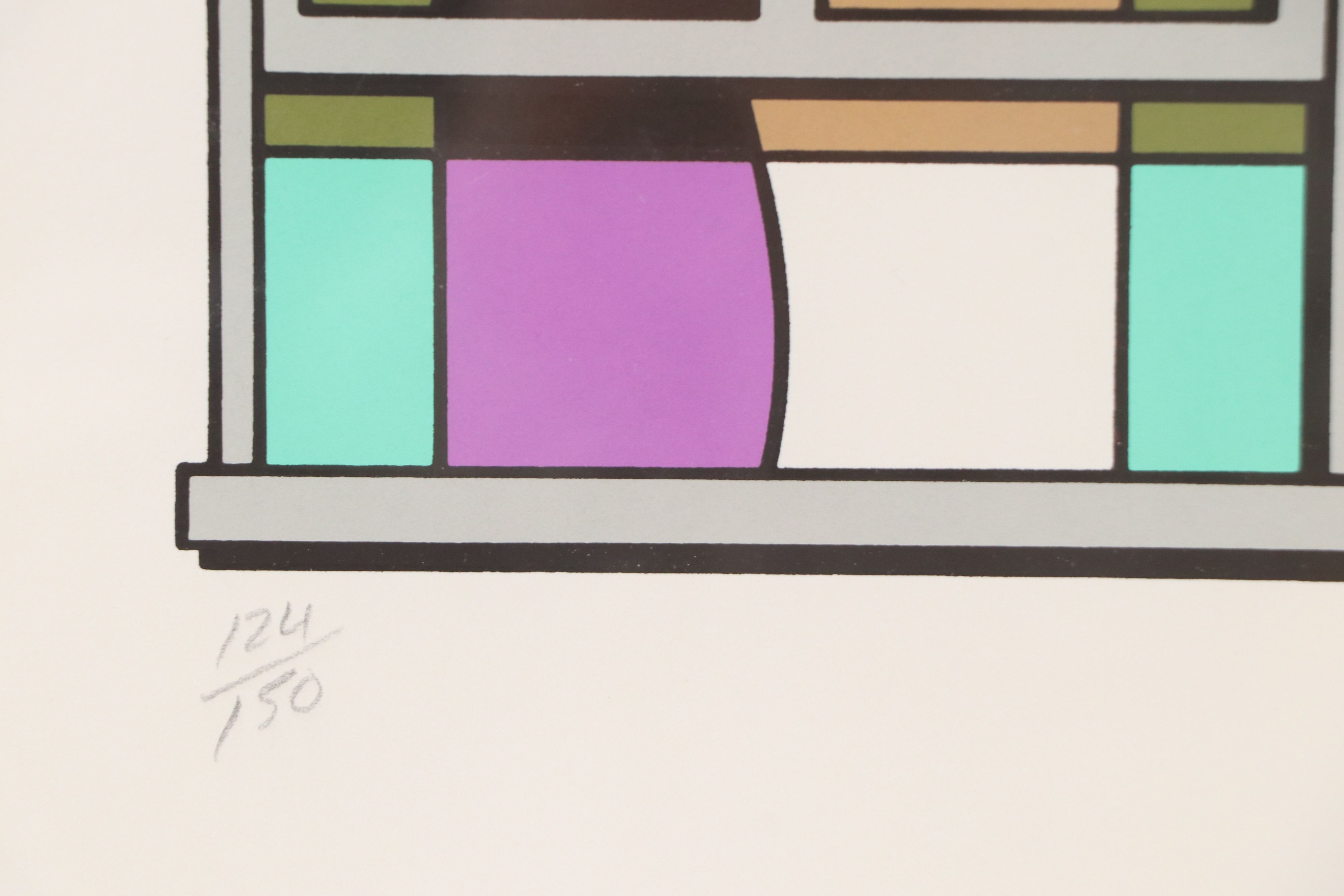 Tom Smith Silkscreen "Urban Walls," Late 20th Century