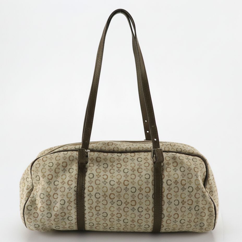 Celine Mini Boston Bag in Monogram Canvas and Leather