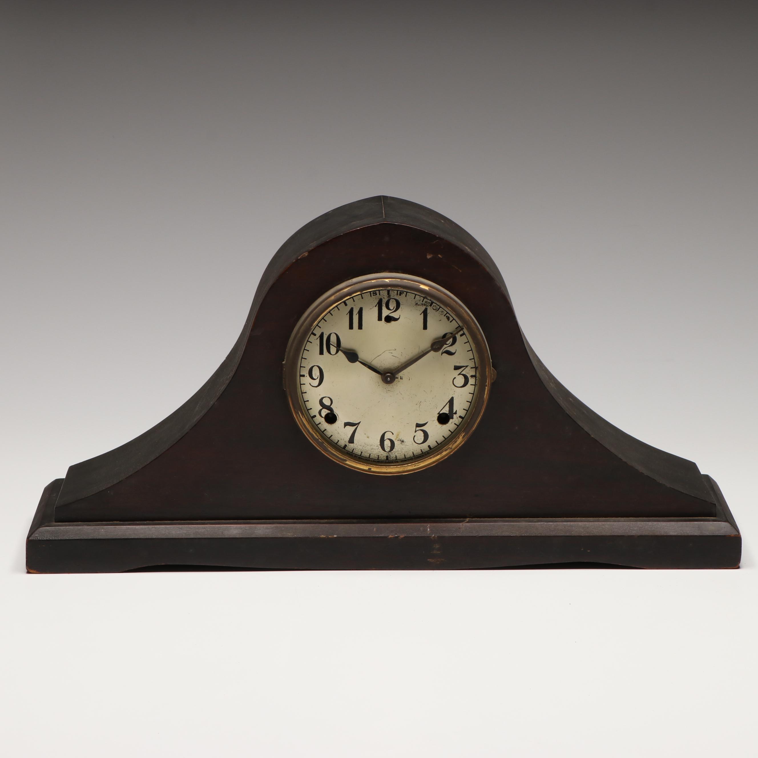 William Gilbert Clock Co. Wooden Mantel Clock