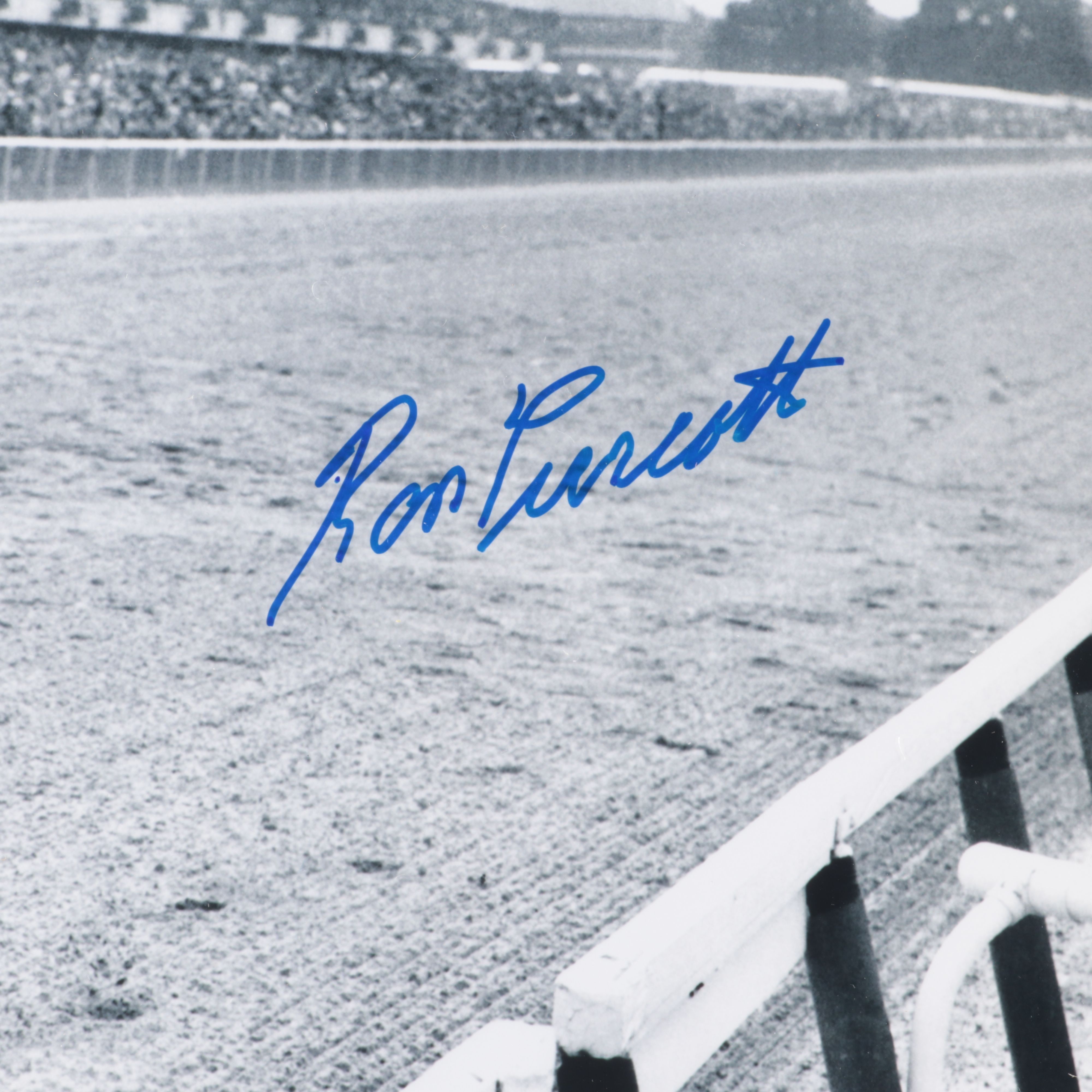 Ron Turcotte Signed Print Featuring Secretariat, JSA